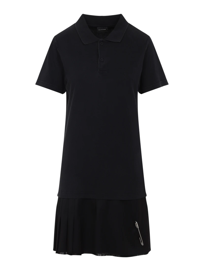 Balenciaga Layered Polo Mini Dress