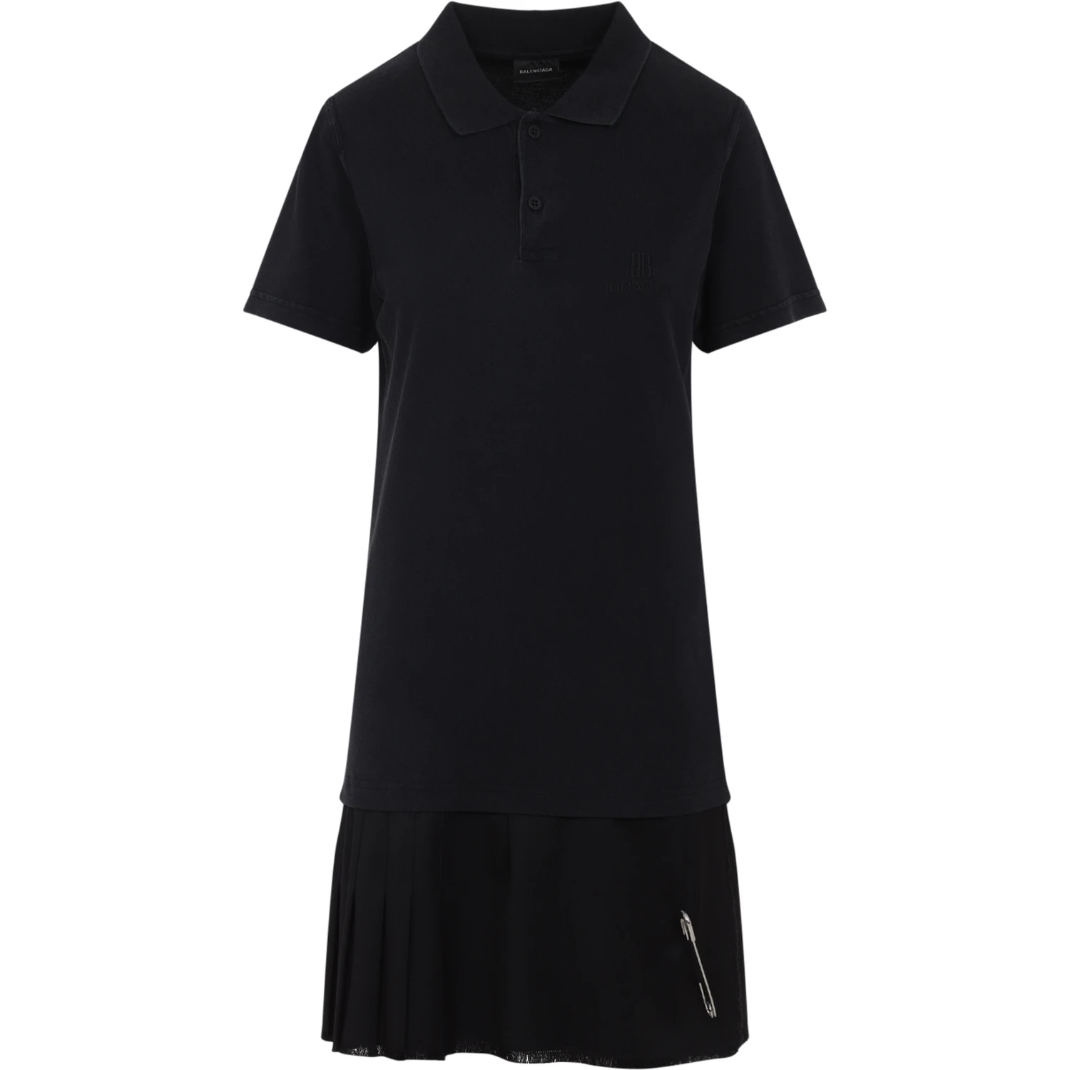 Balenciaga Layered Polo Mini Dress