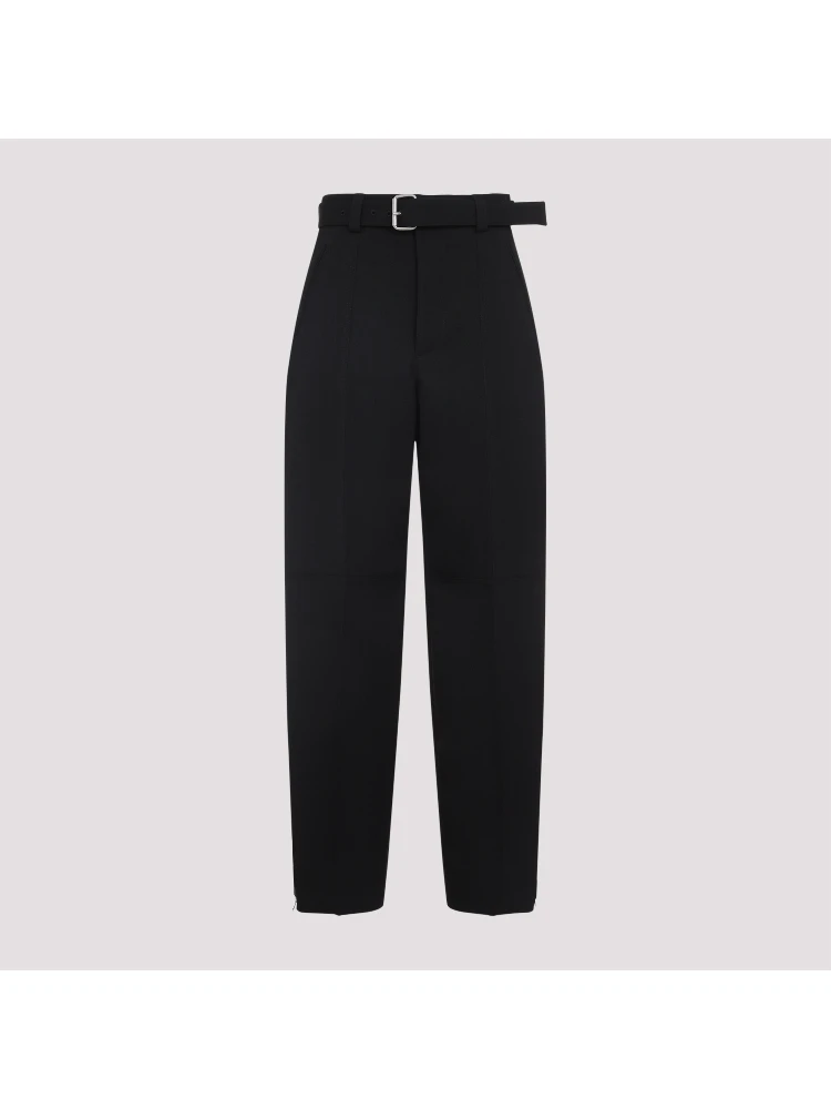 Bottega Veneta Wool Belted Trousers