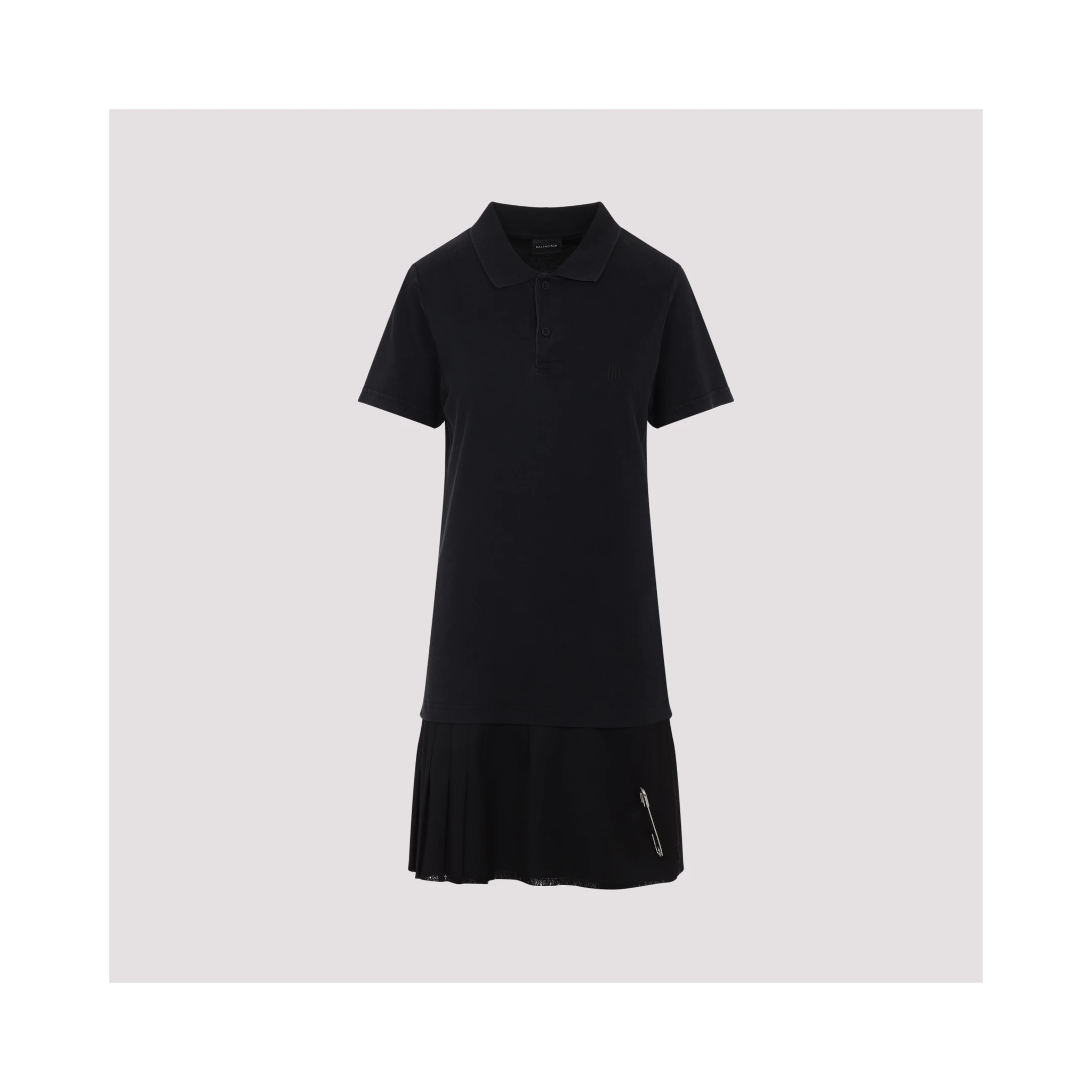 Balenciaga Layered Polo Mini Dress