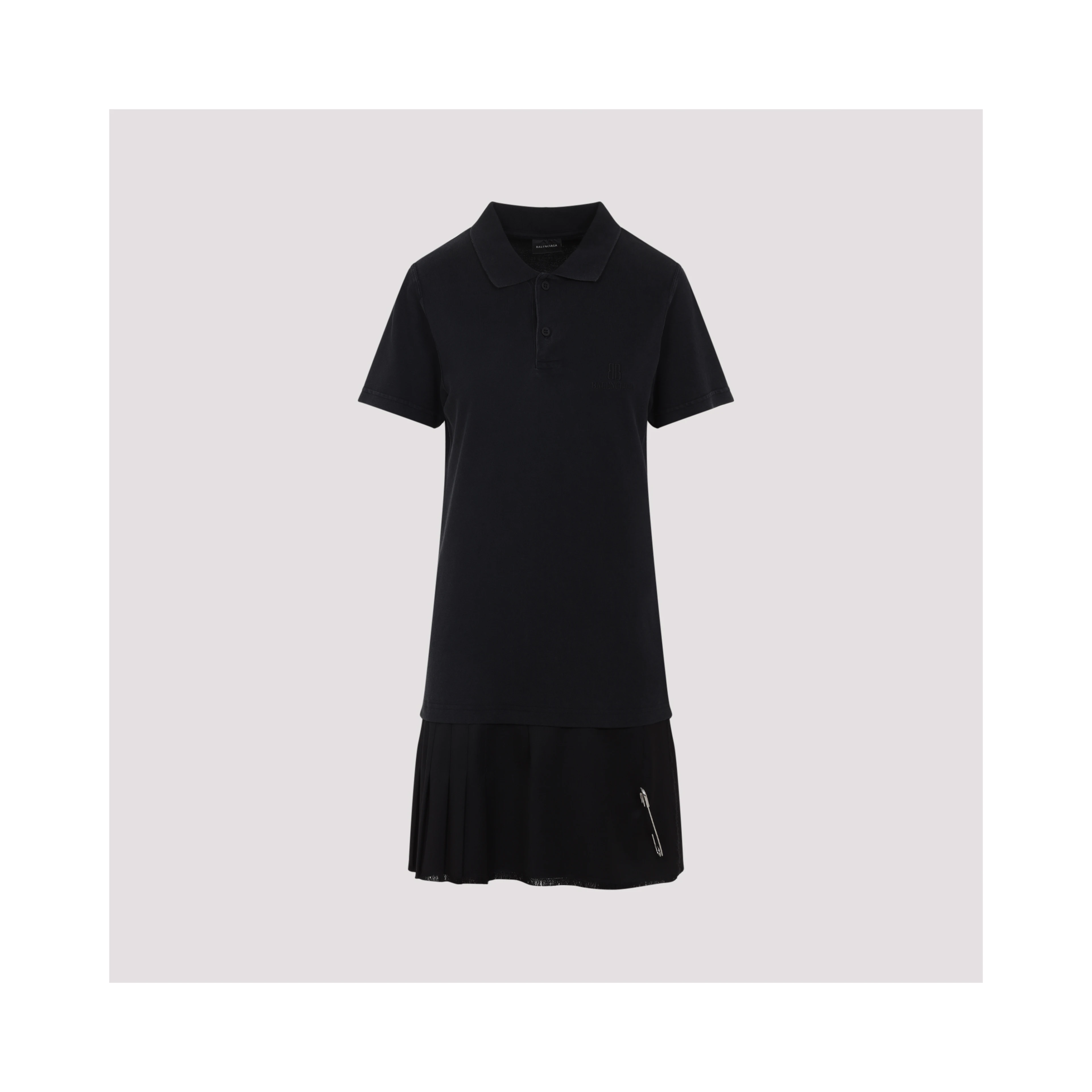 Balenciaga Layered Polo Mini Dress