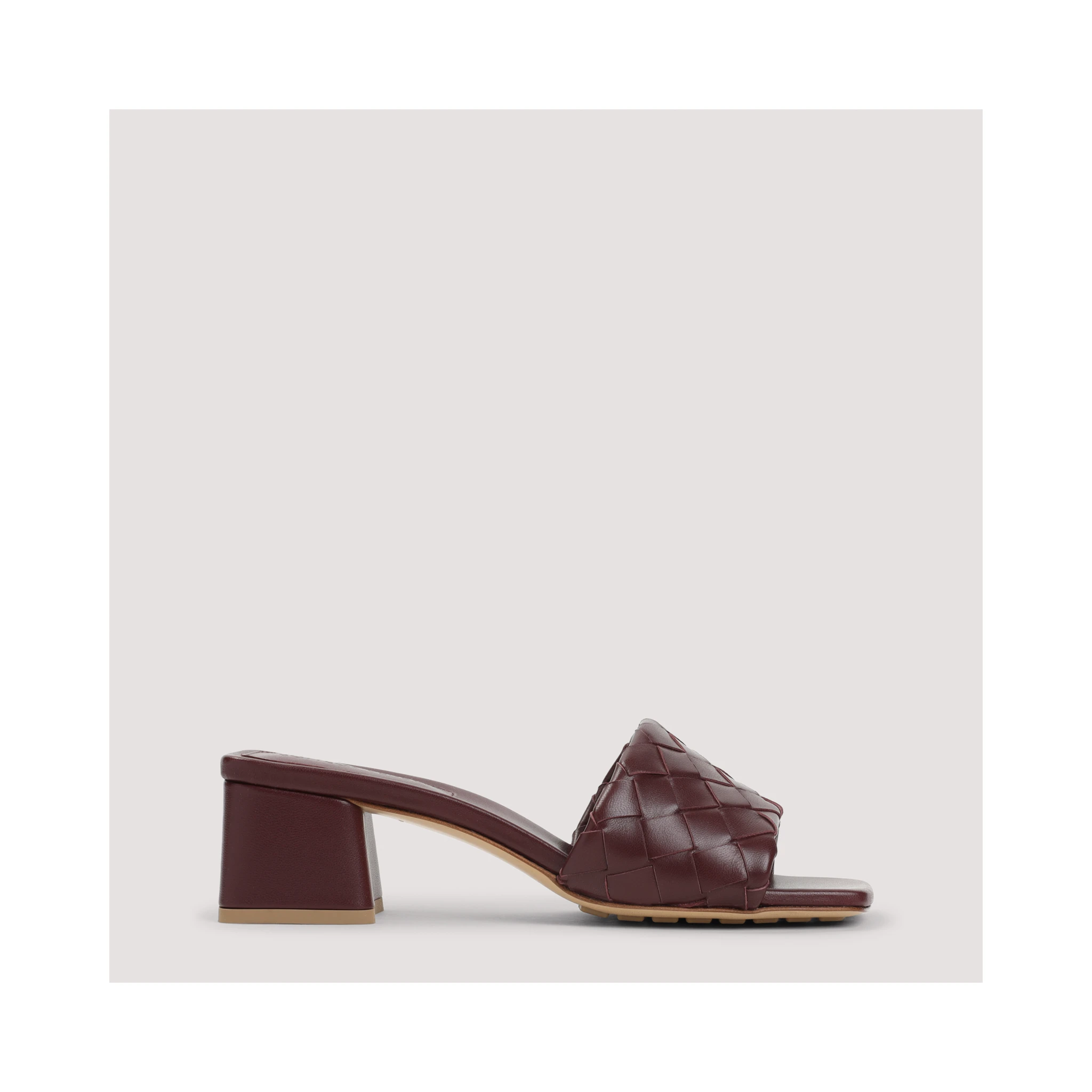Bottega Veneta Kitten Heel Mule Sandal