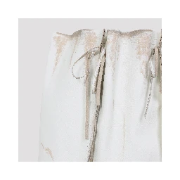 Prada Calf Leather Midi Skirt