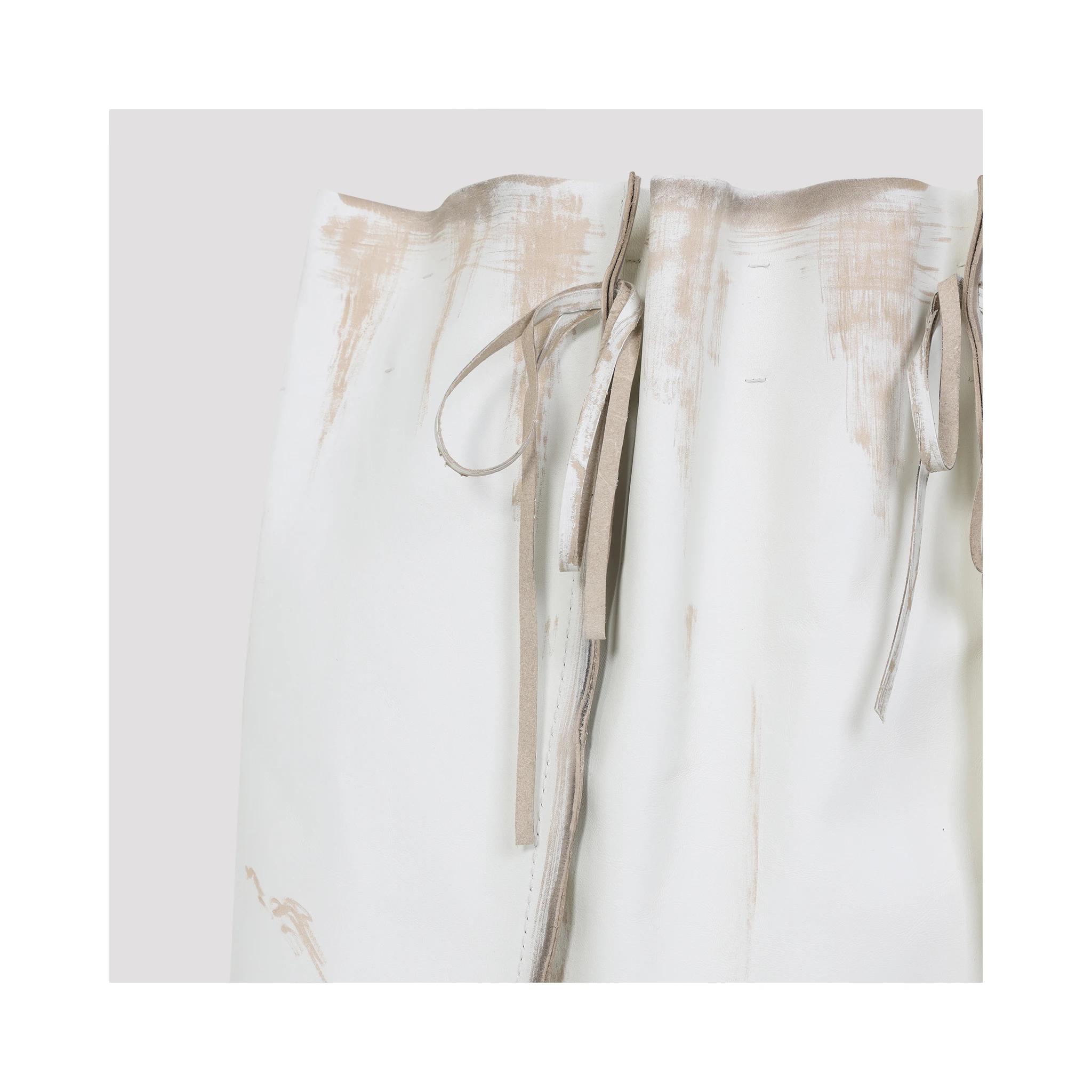 Prada Calf Leather Midi Skirt