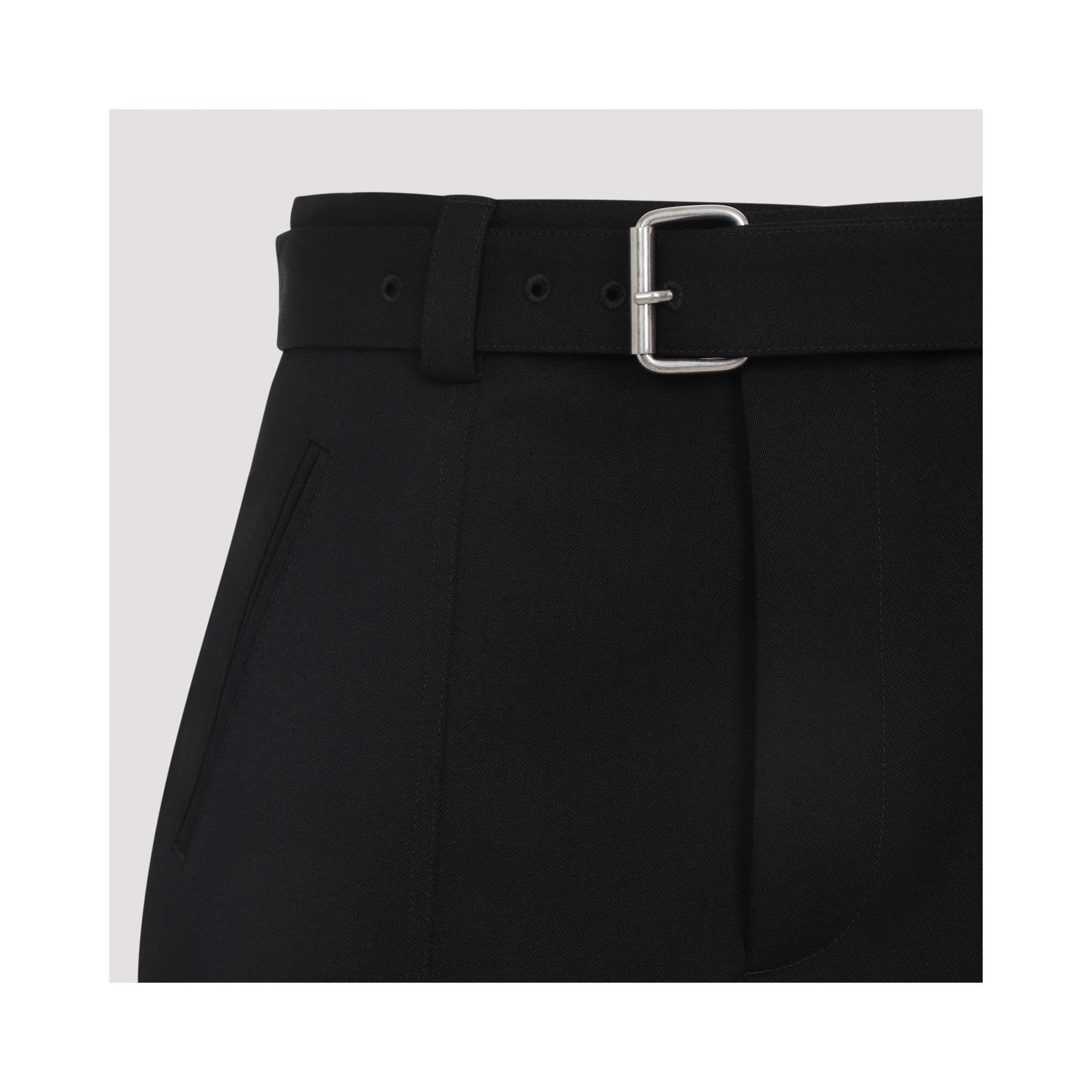 Bottega Veneta Wool Belted Trousers
