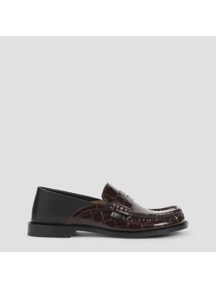 Loewe Campo Flap Back Loafers