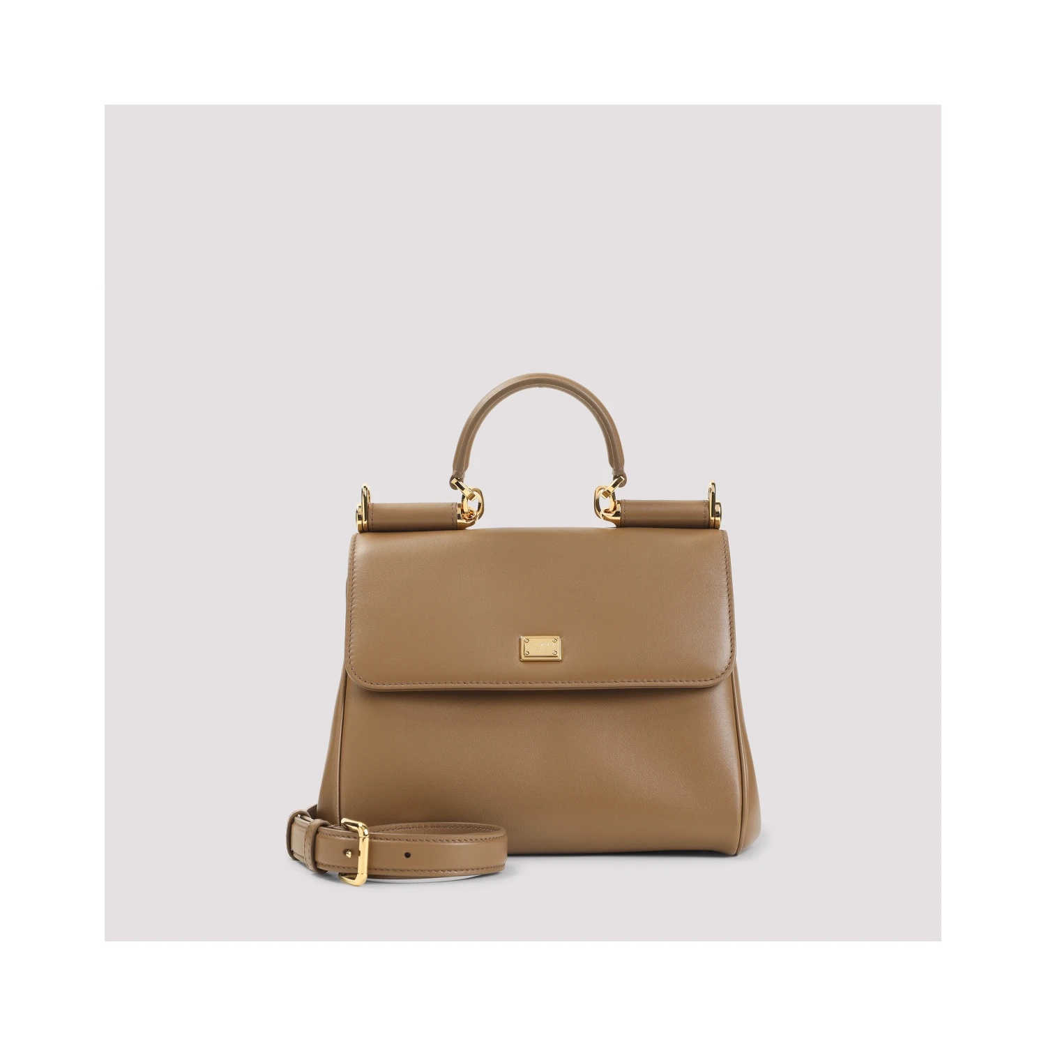Dolce & Gabbana Sicily Soft Calf Leather Handbag