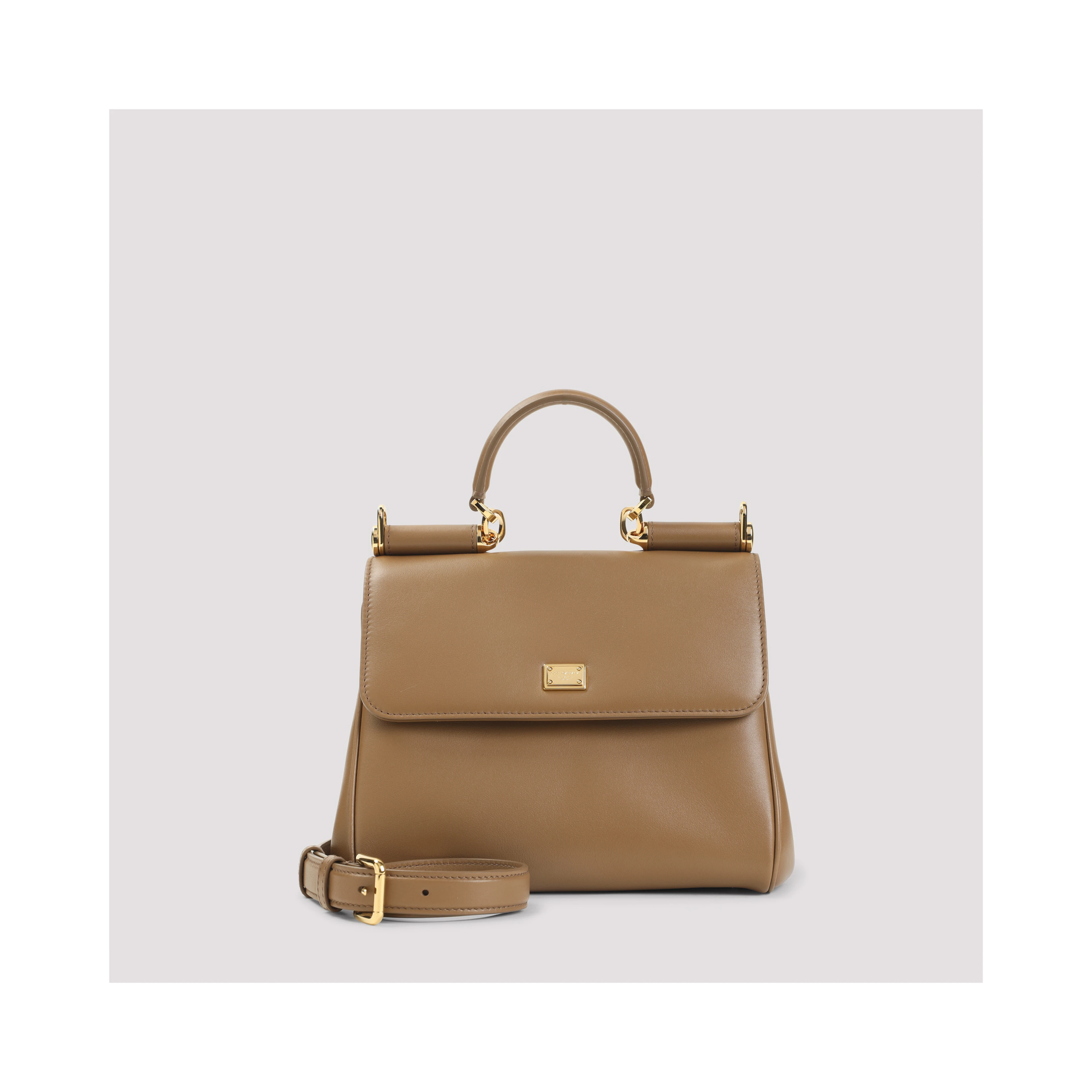 Dolce & Gabbana Sicily Soft Calf Leather Handbag