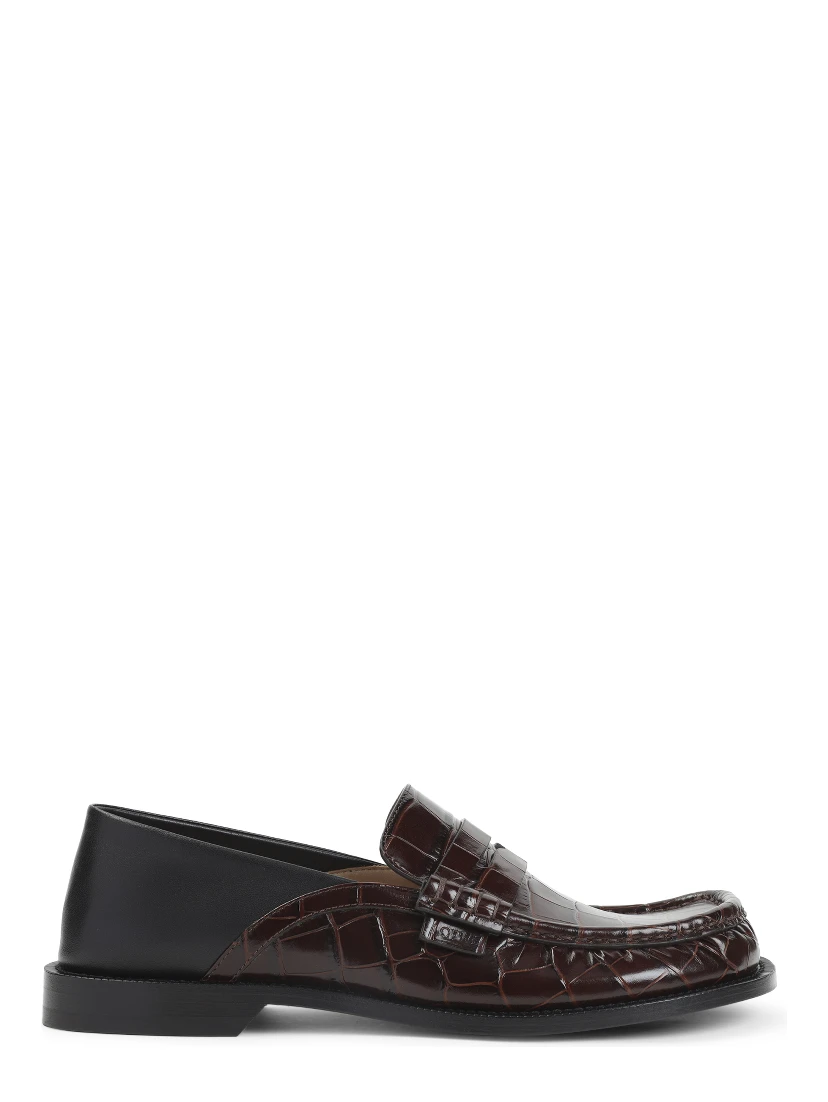 Loewe Campo Flap Back Loafers