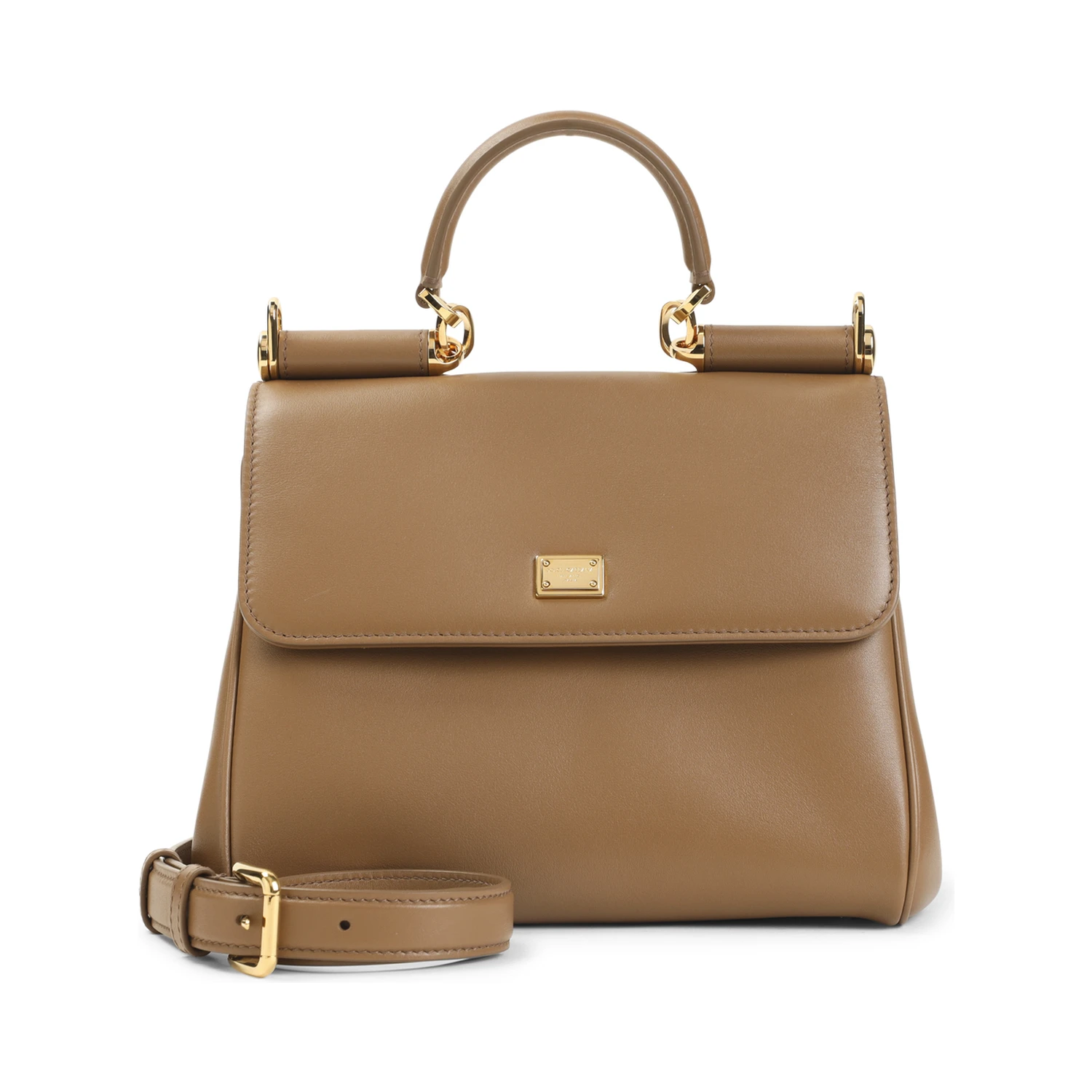 Dolce & Gabbana Sicily Soft Calf Leather Handbag
