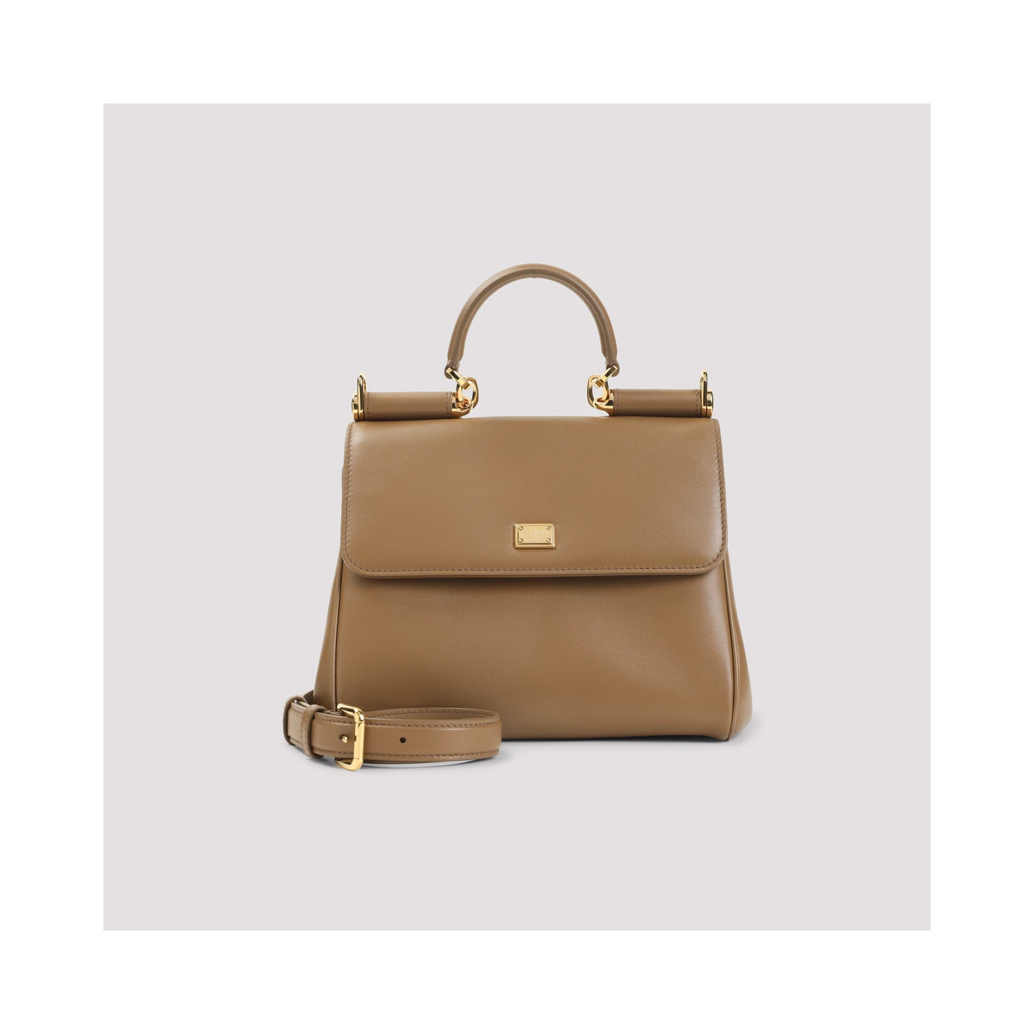 Dolce & Gabbana Sicily Soft Calf Leather Handbag
