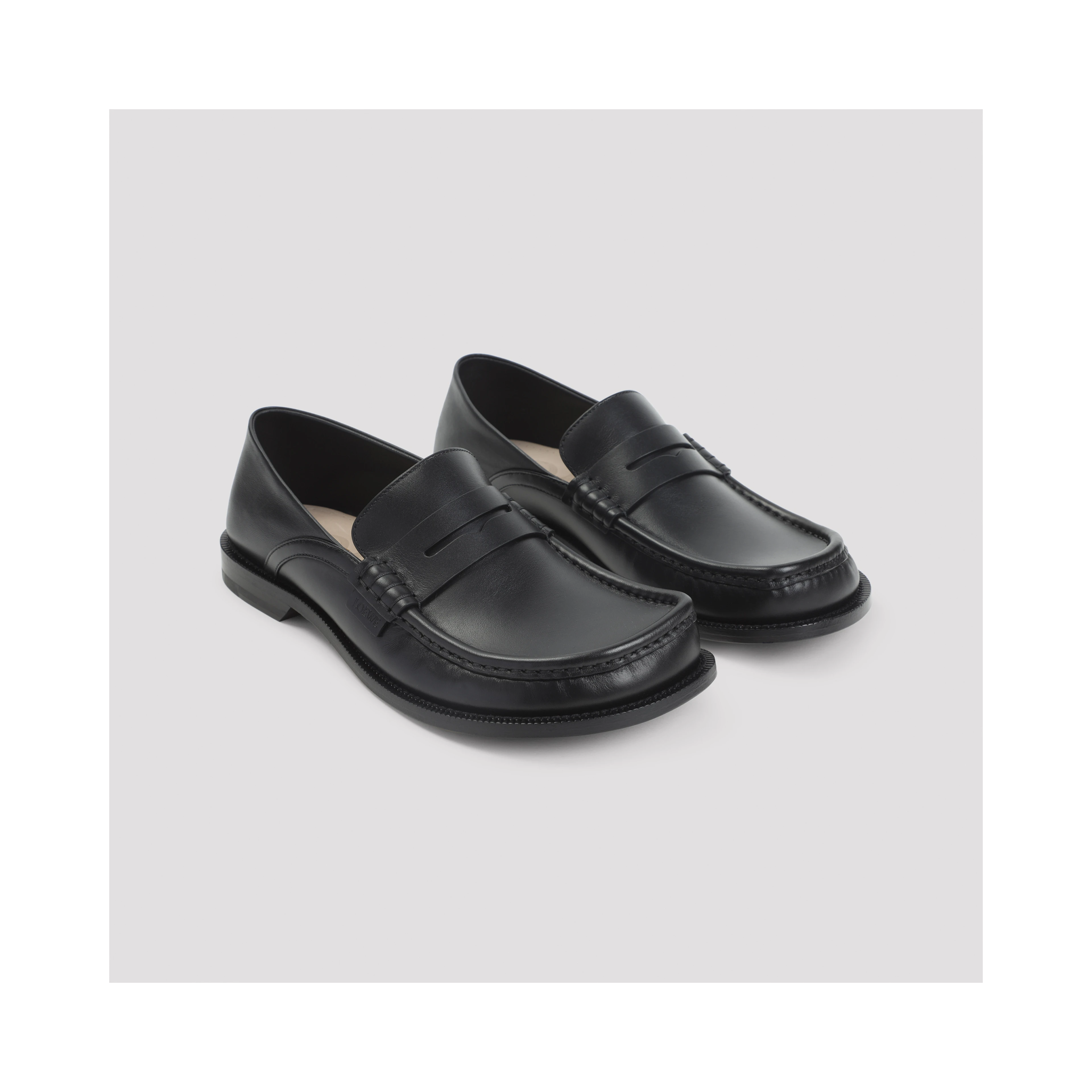 Loewe Campo Flap Back Loafers
