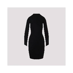 Courreges Circle Rib Mini Dress