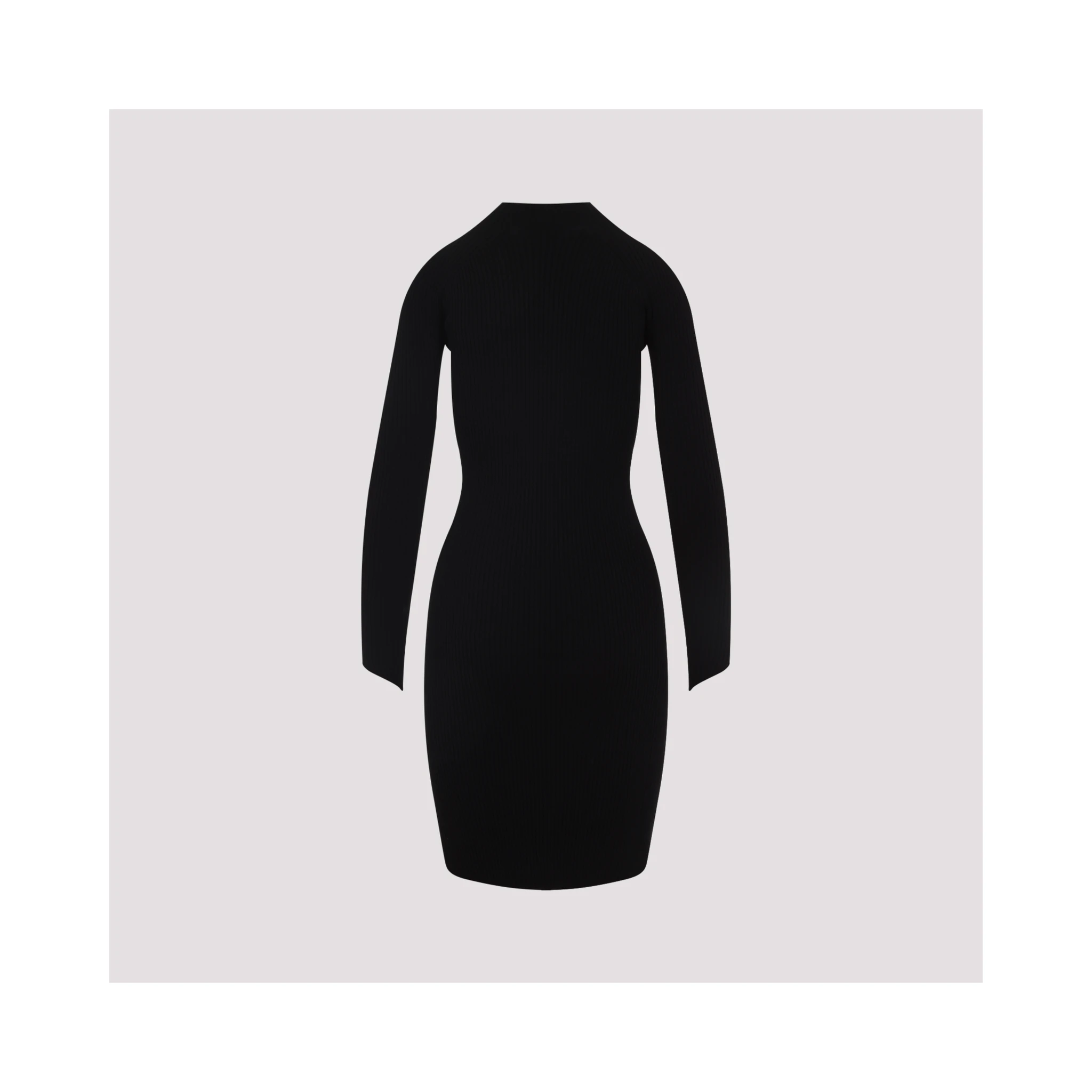 Courreges Circle Rib Mini Dress
