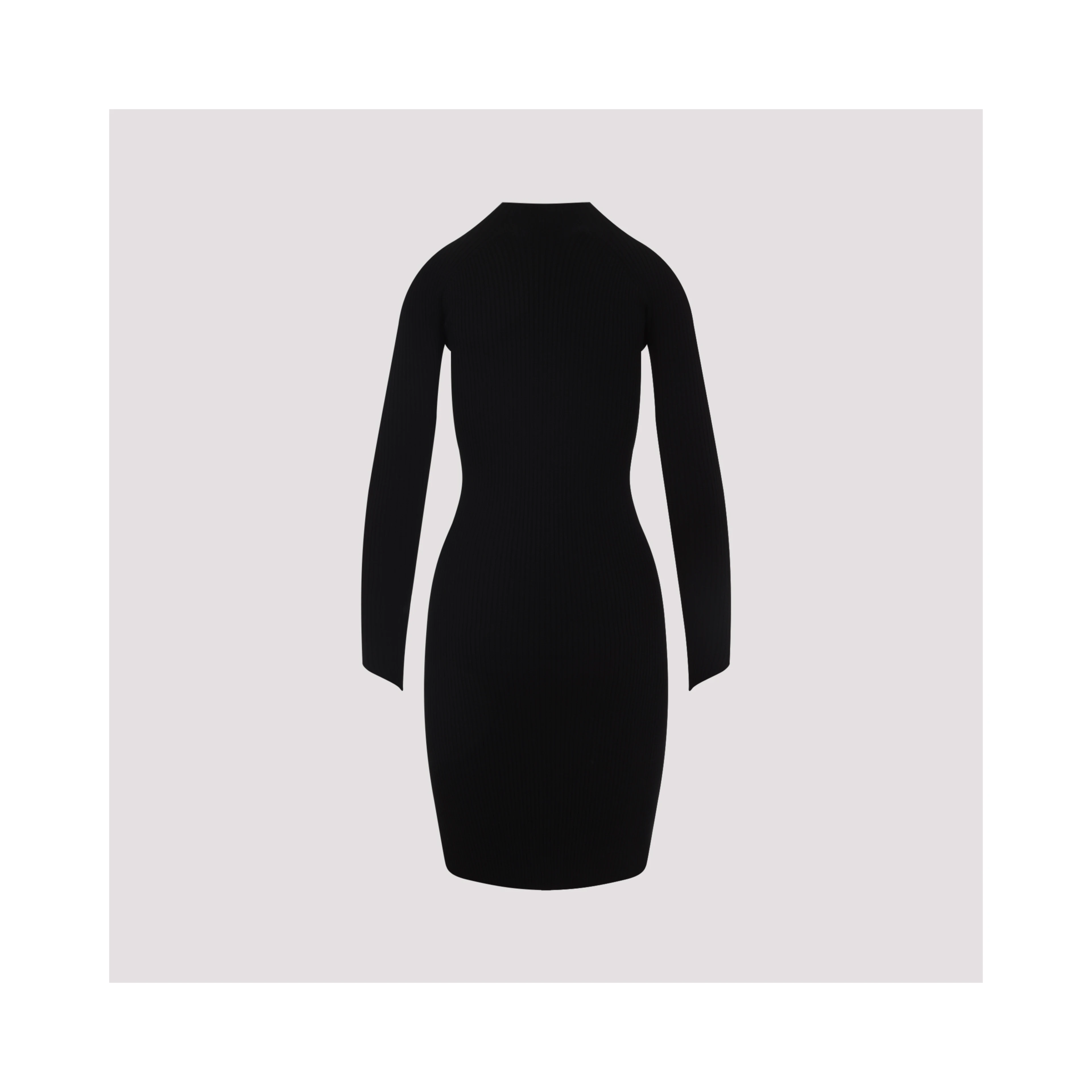 Courreges Circle Rib Mini Dress