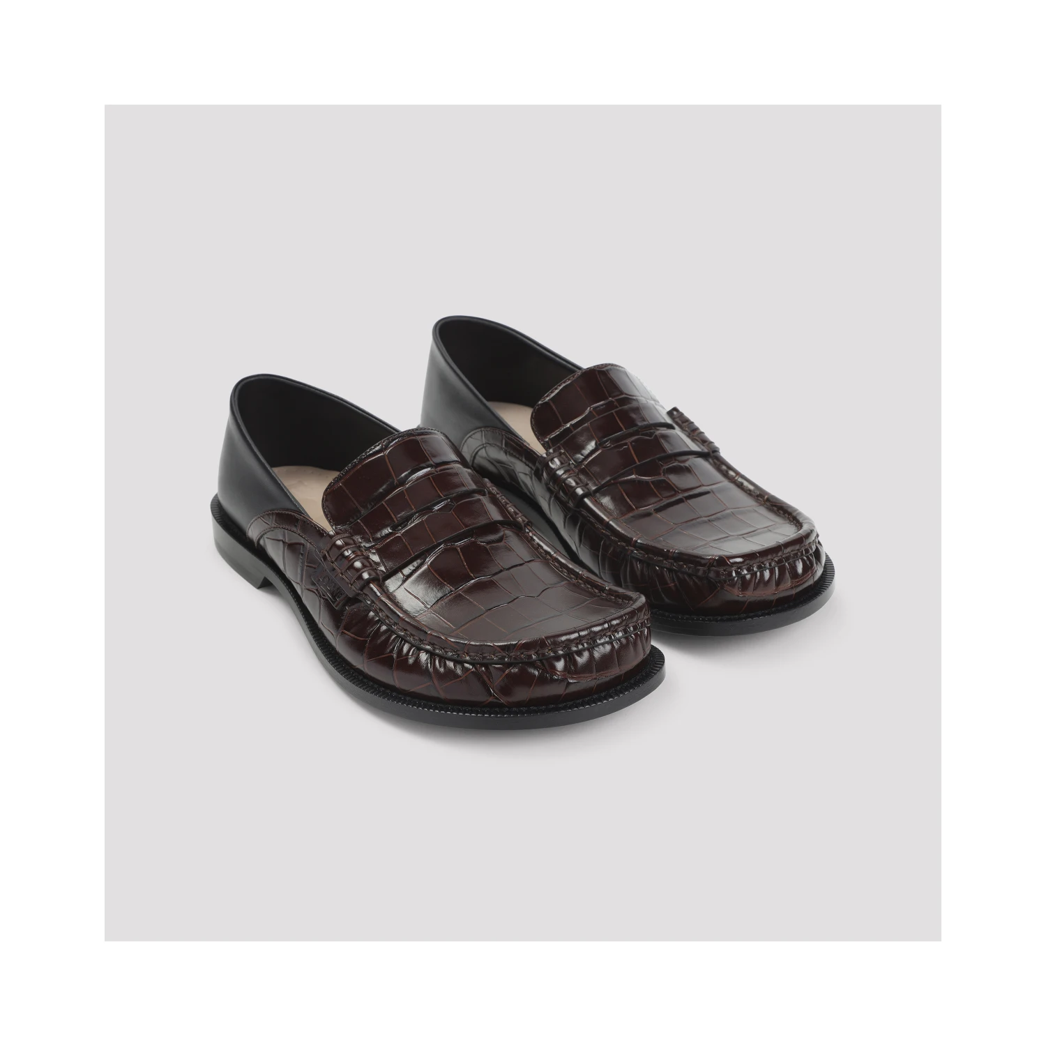 Loewe Campo Flap Back Loafers