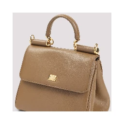 Dolce & Gabbana Sicily Soft Calf Leather Handbag
