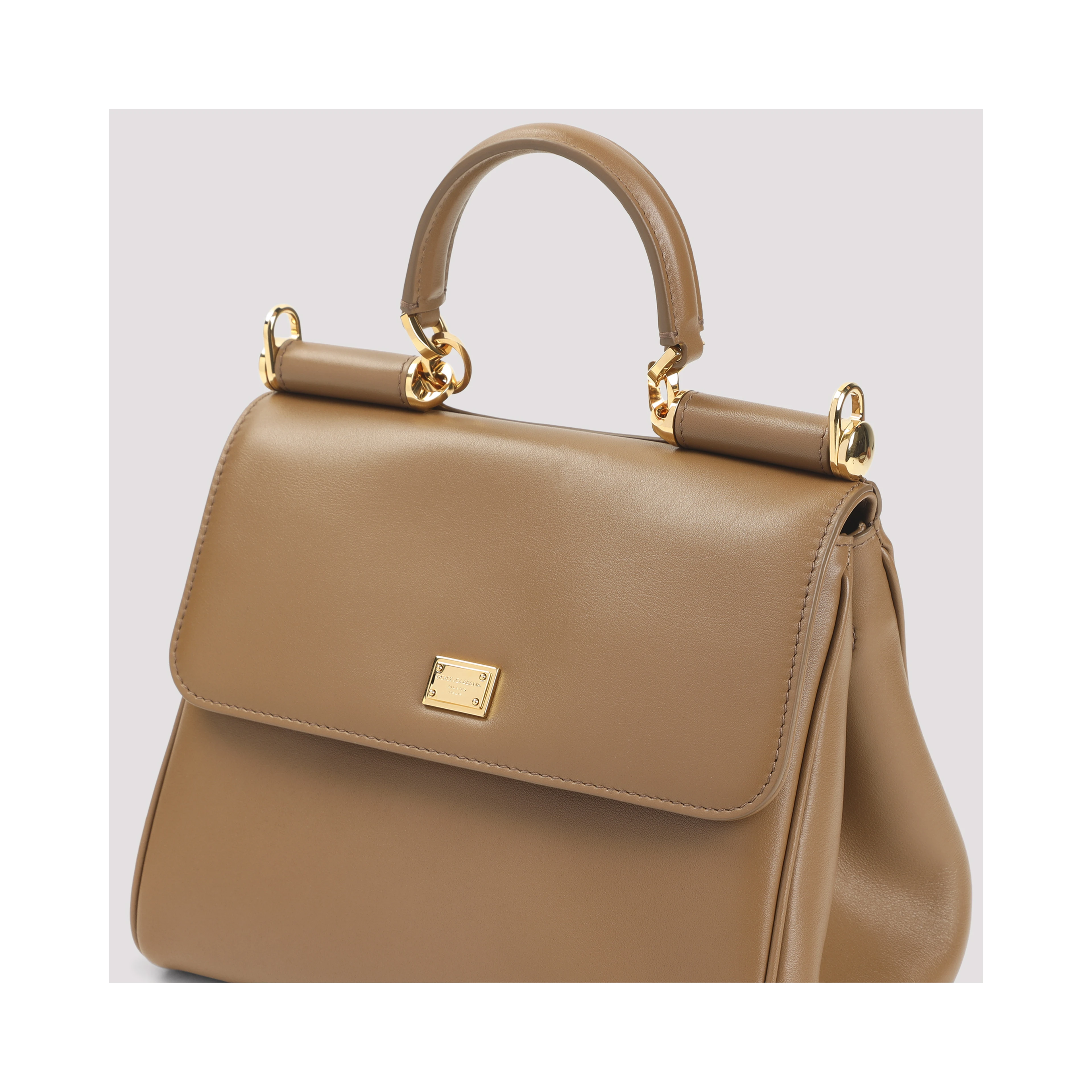 Dolce & Gabbana Sicily Soft Calf Leather Handbag