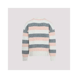 Ami Striped Crewneck Sweater