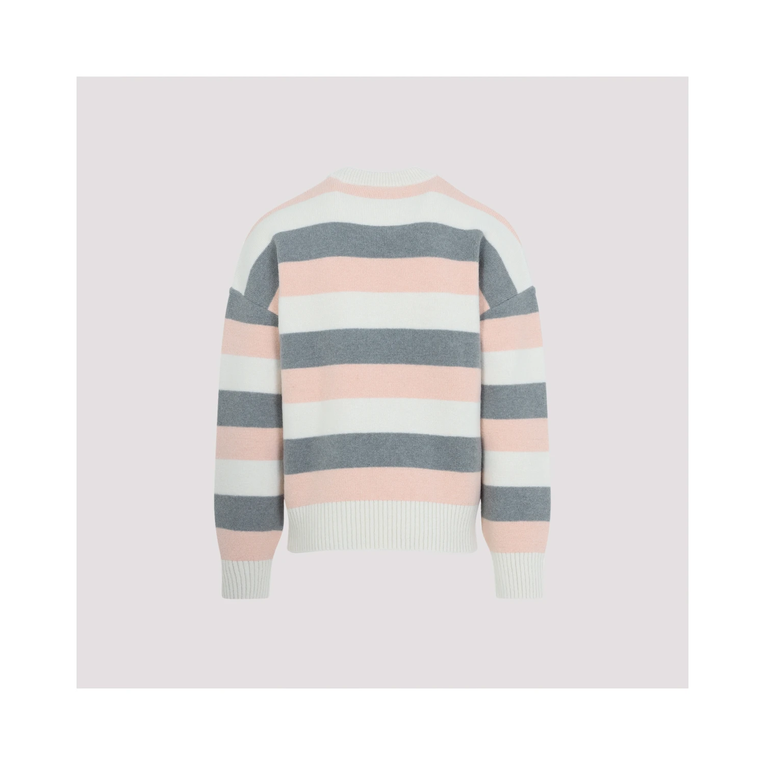 Ami Striped Crewneck Sweater