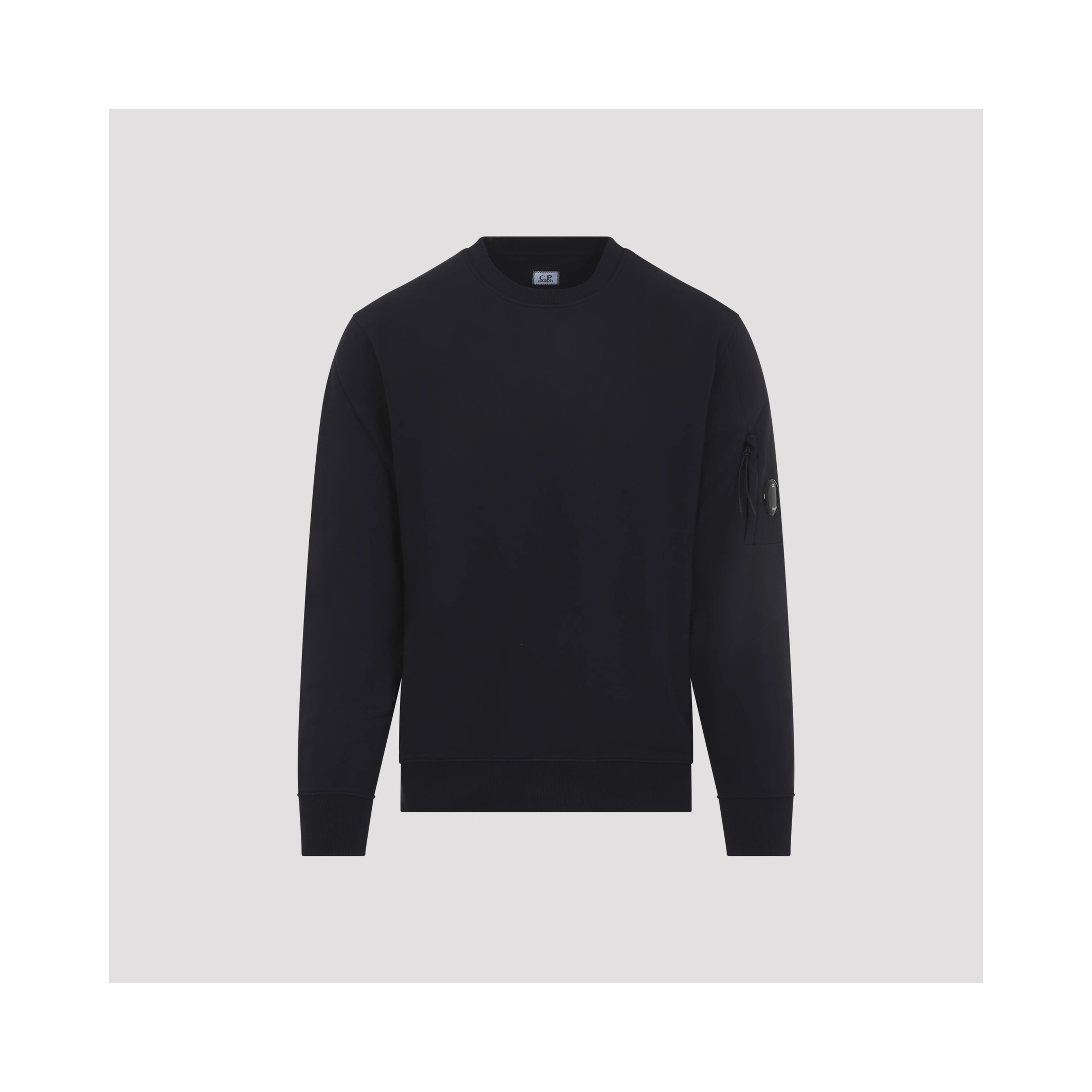 DIAGONAL RAISED FLEECE CREWNECK