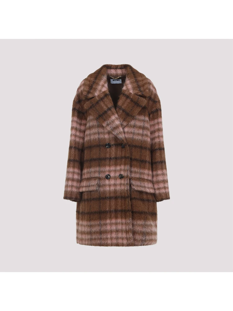Moschino Check Coat