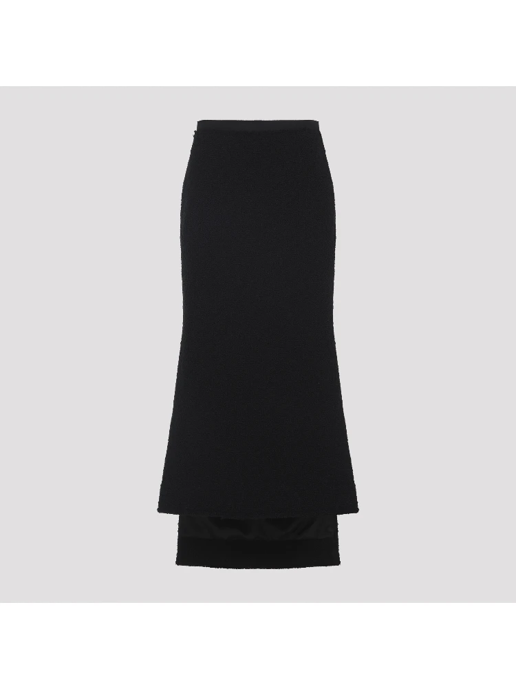 Lanvin Asymmetric Straight-fit Skirt