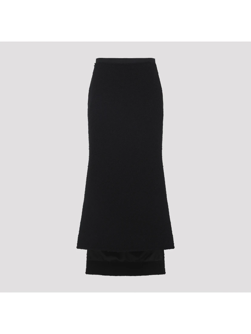 Lanvin Asymmetric Straight-fit Skirt