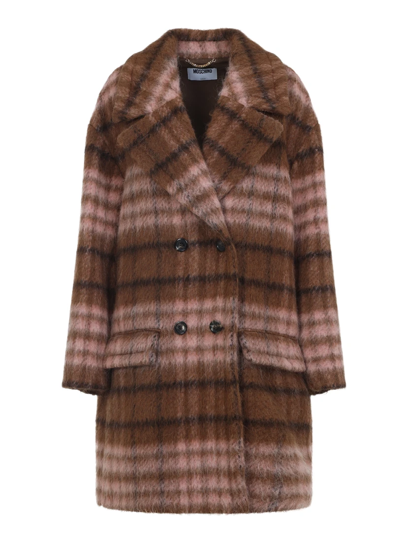 Moschino Check Coat