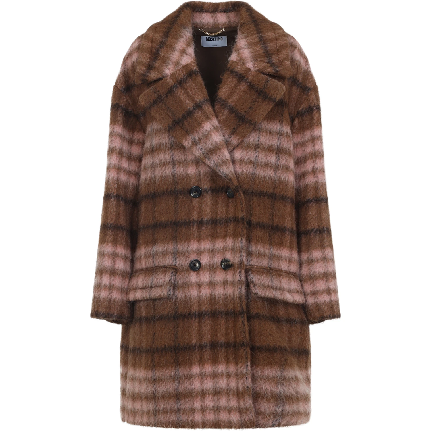 Moschino Check Coat