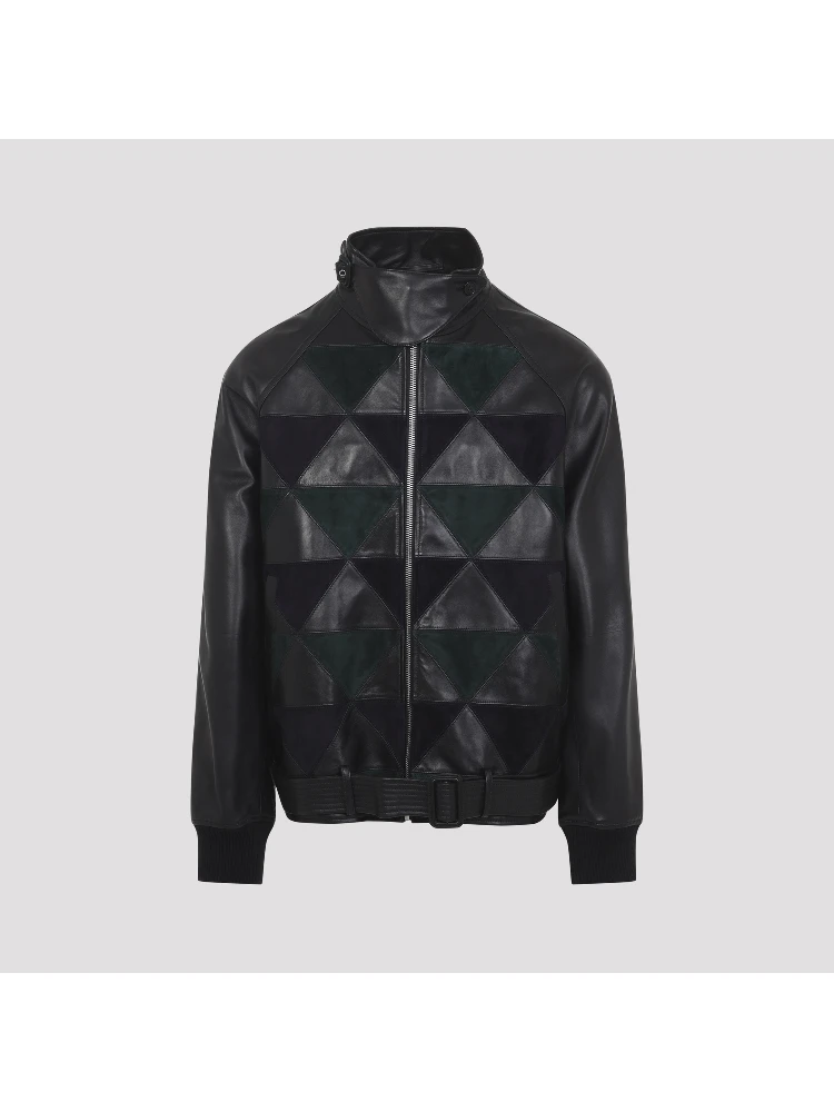 Lanvin Intarsia Bomber Jacket