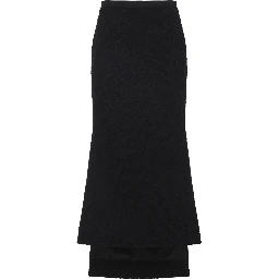 Lanvin Asymmetric Straight-fit Skirt