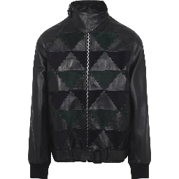 Lanvin Intarsia Bomber Jacket