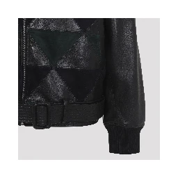 Lanvin Intarsia Bomber Jacket