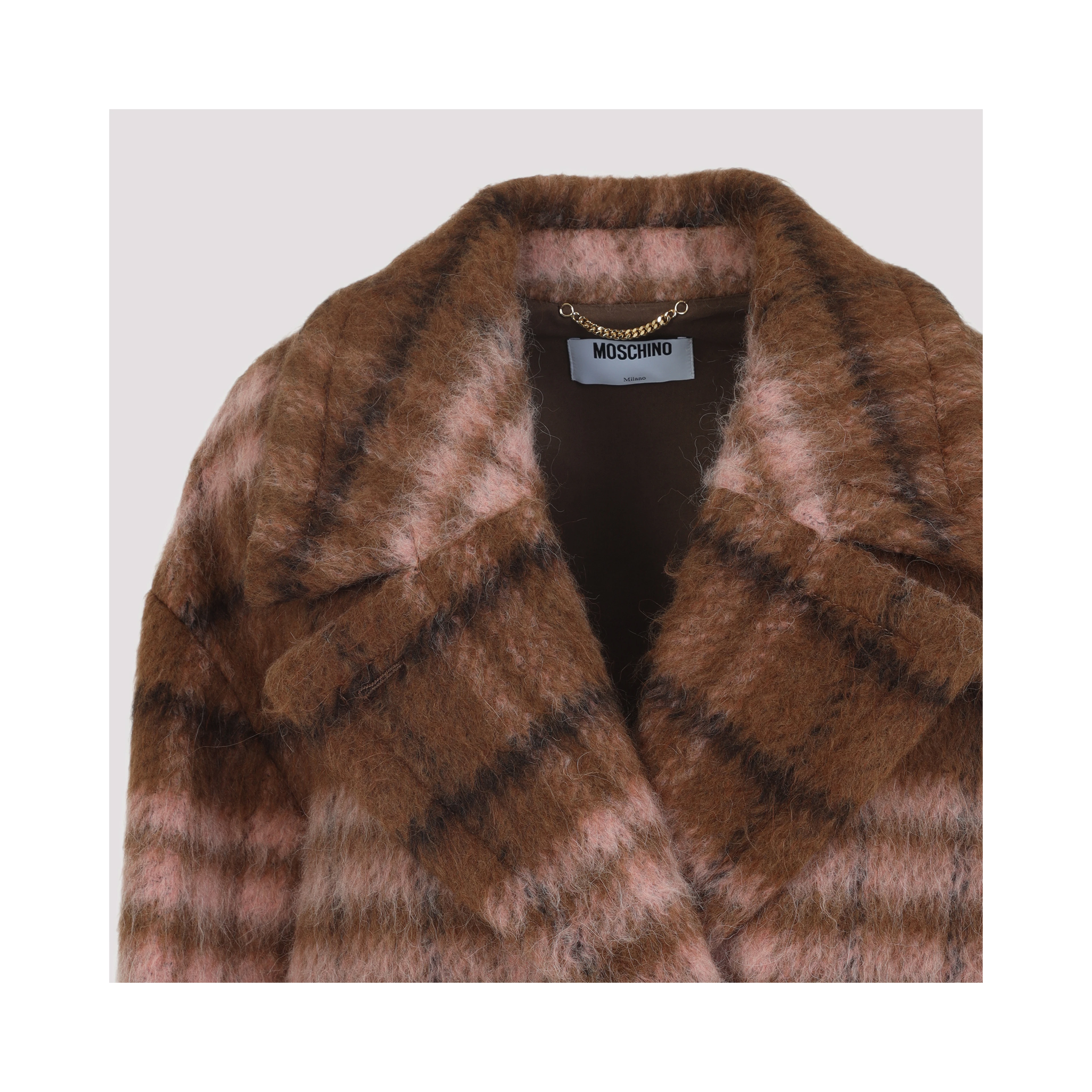 Moschino Check Coat