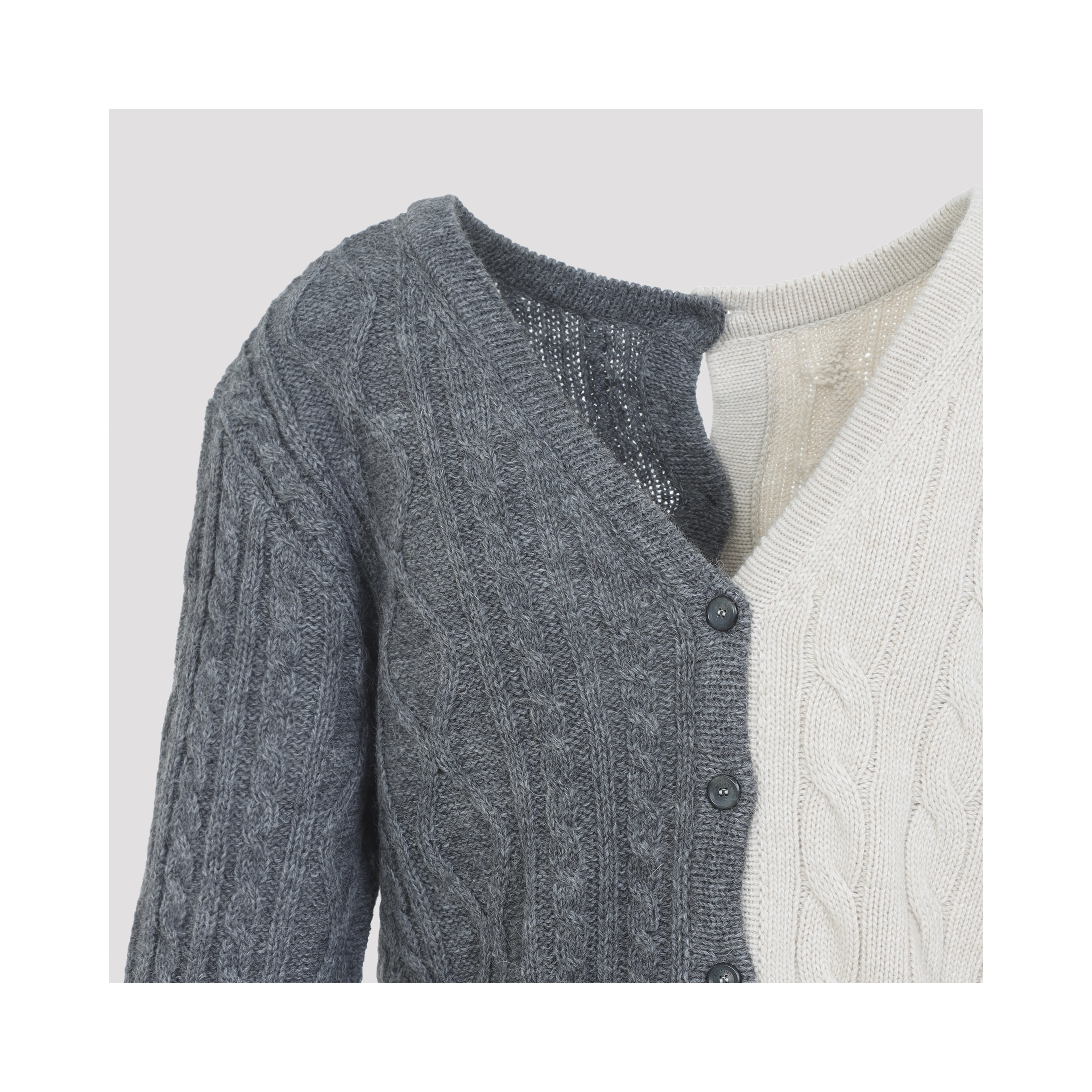 Moschino Bicolor Cardigan