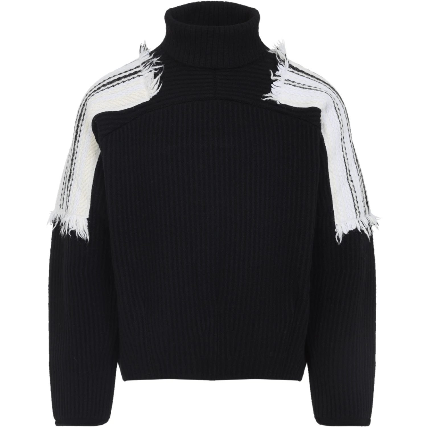 Mordecai Jacquard Stripe Turtle Neck