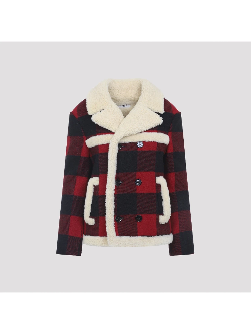Celine Caban Shearling Jacket