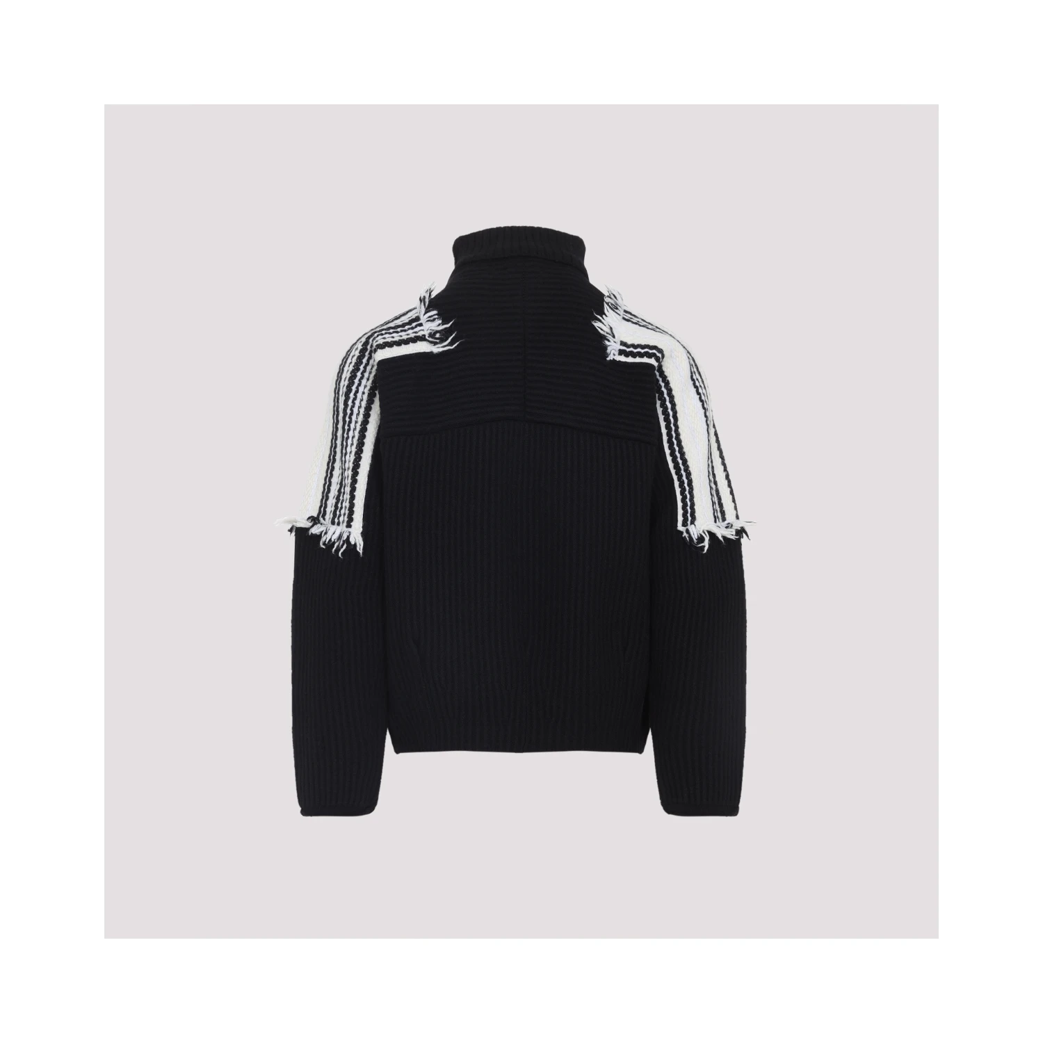 Mordecai Jacquard Stripe Turtle Neck