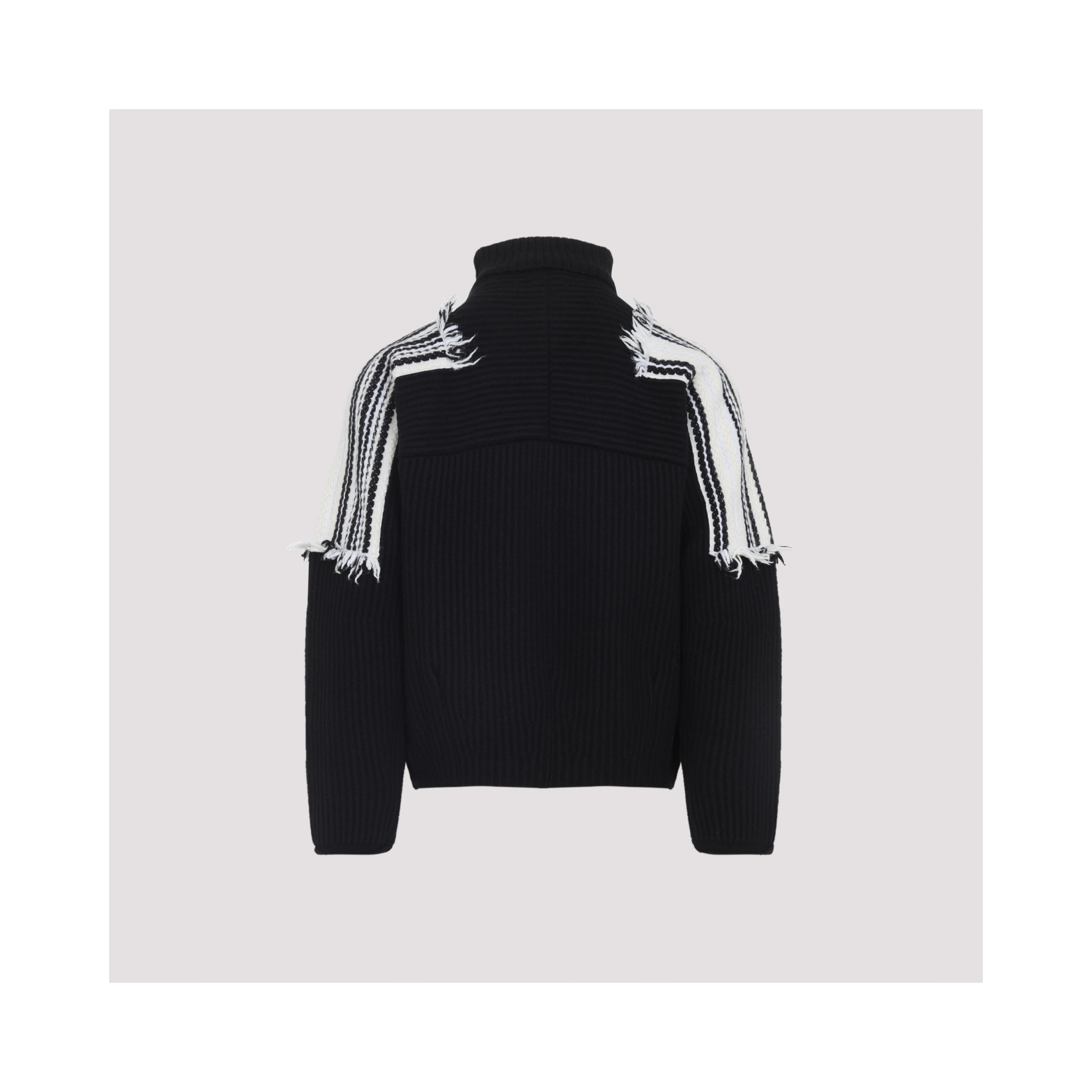 Mordecai Jacquard Stripe Turtle Neck