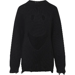 Moschino Smile Cropped Sweater