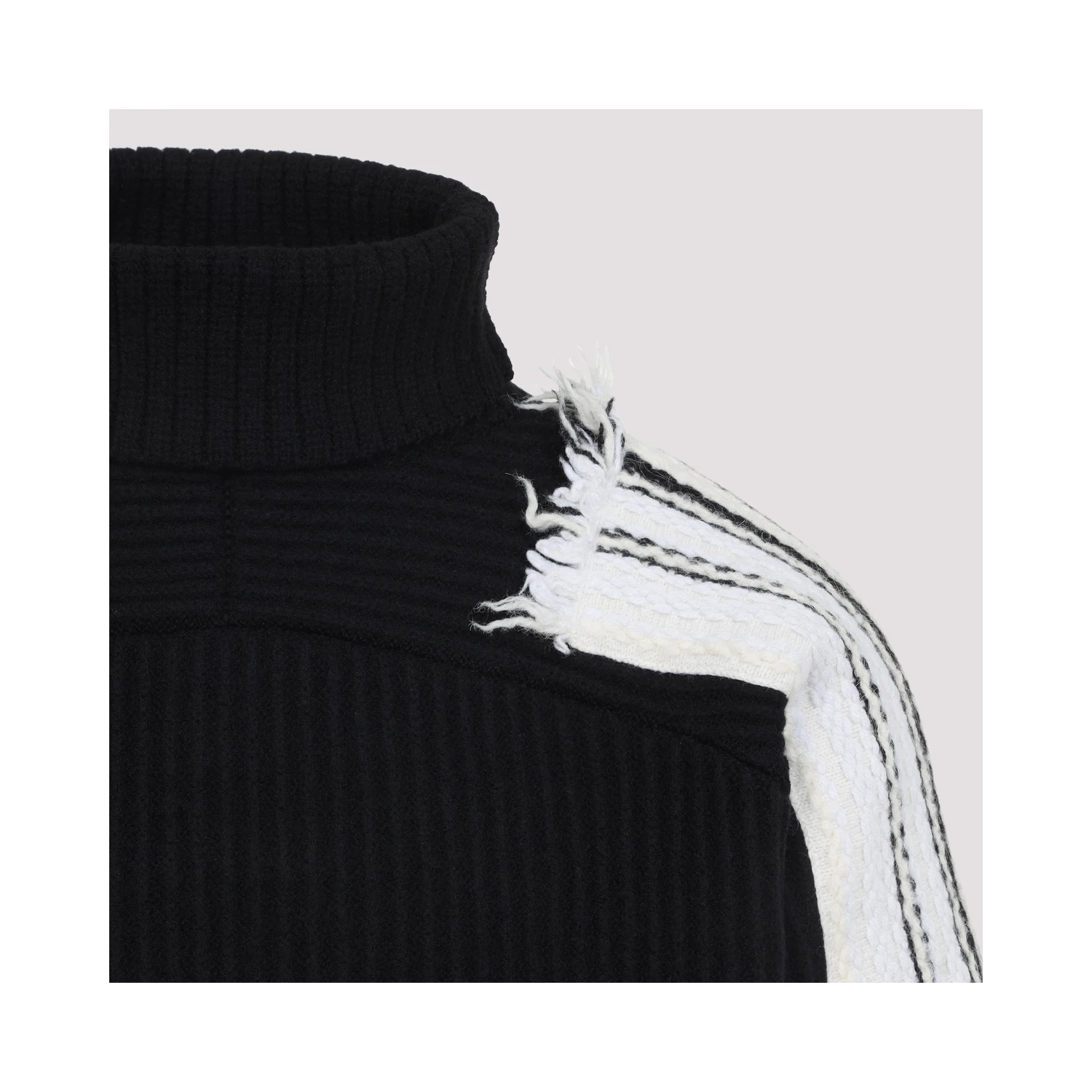Mordecai Jacquard Stripe Turtle Neck
