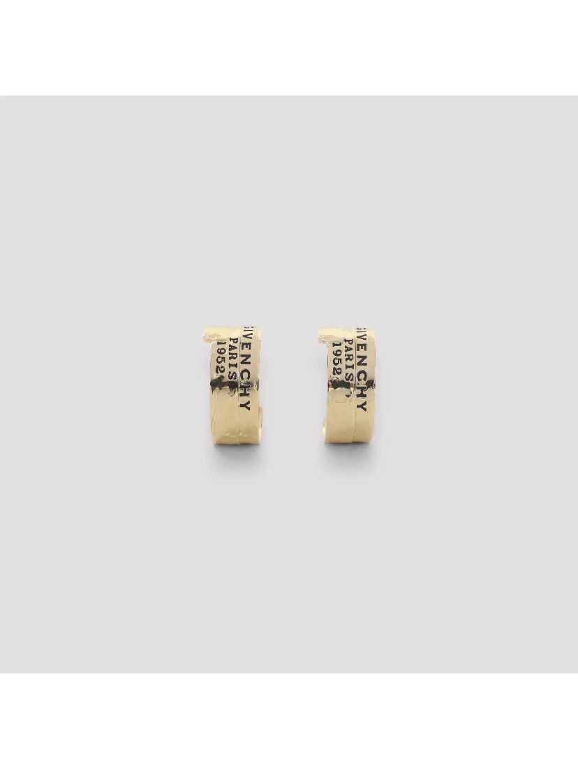 Givenchy Tape Hoops Earrings