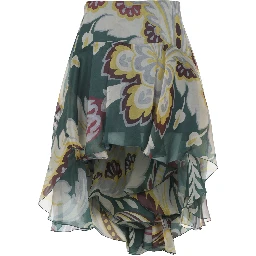 Etro Asymmetric Mini Skirt