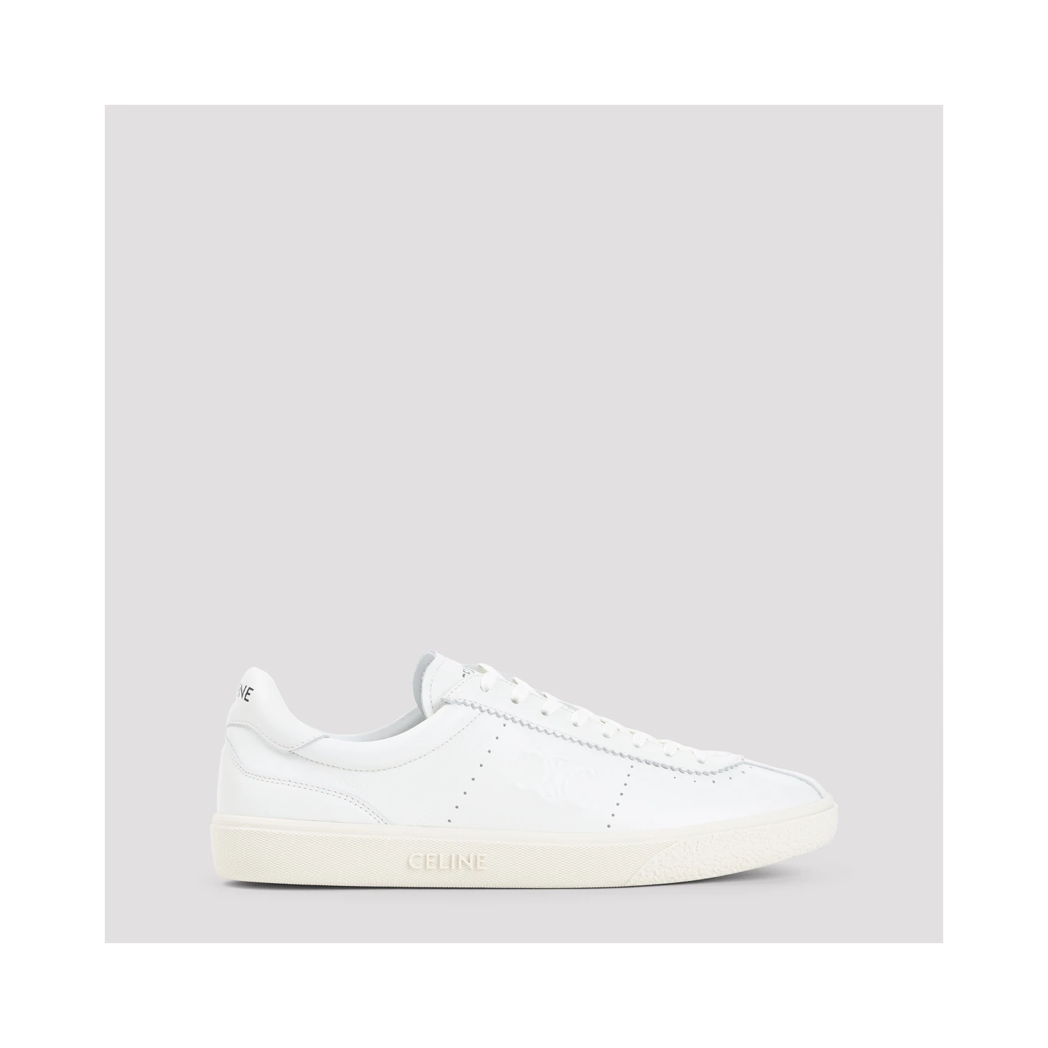 Celine Low Lace-up Sneakers With Triomphe