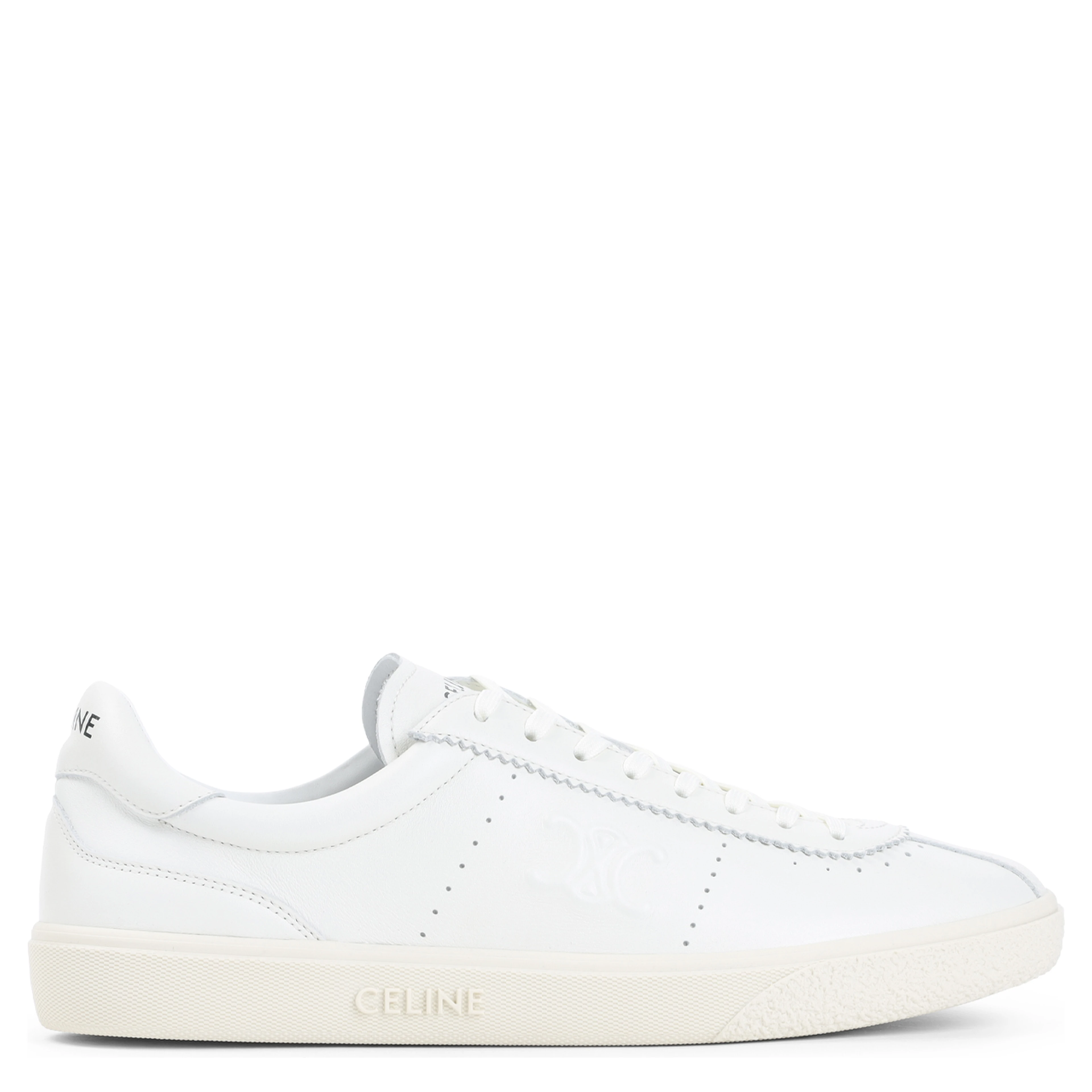 Celine Low Lace-up Sneakers With Triomphe