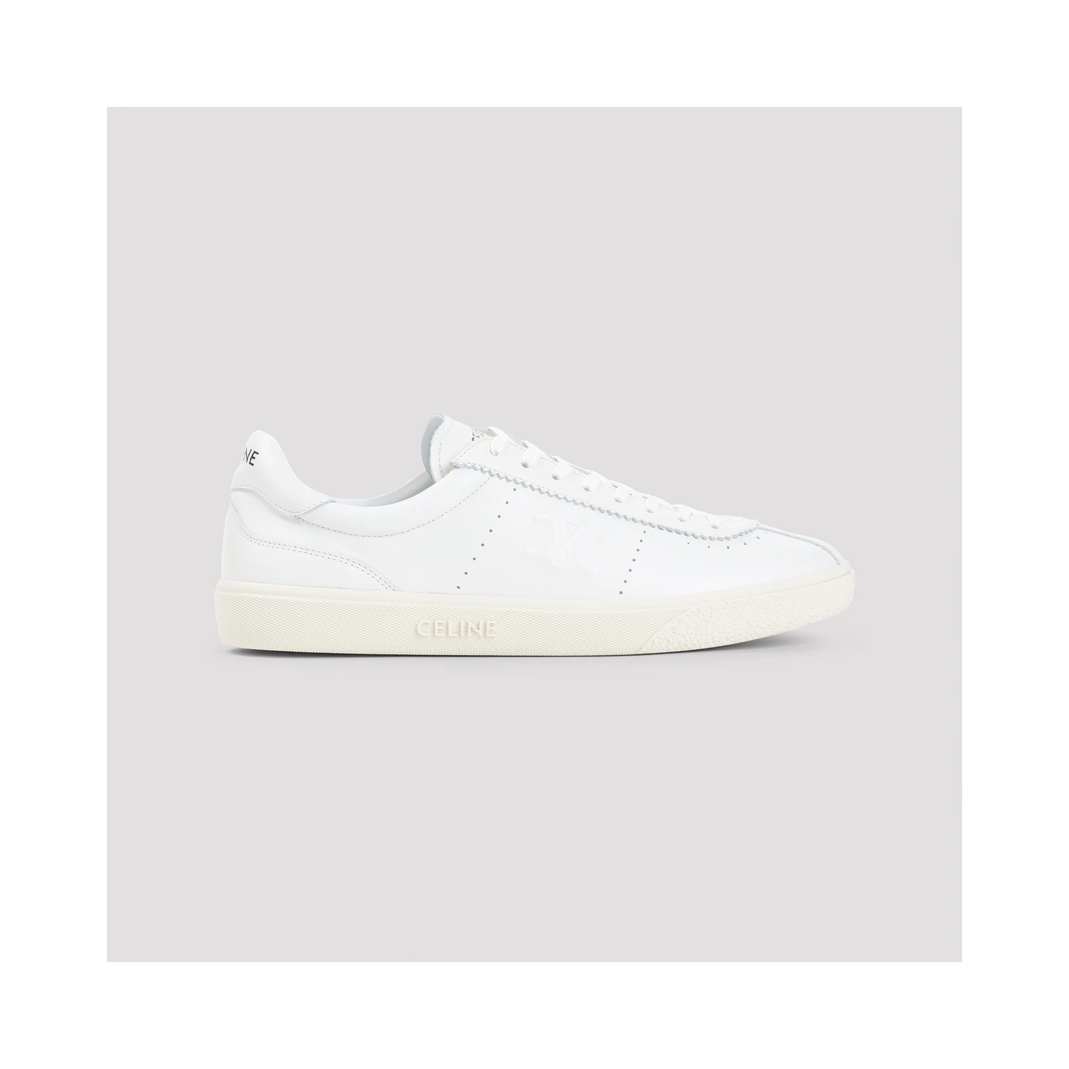 Celine Low Lace-up Sneakers With Triomphe