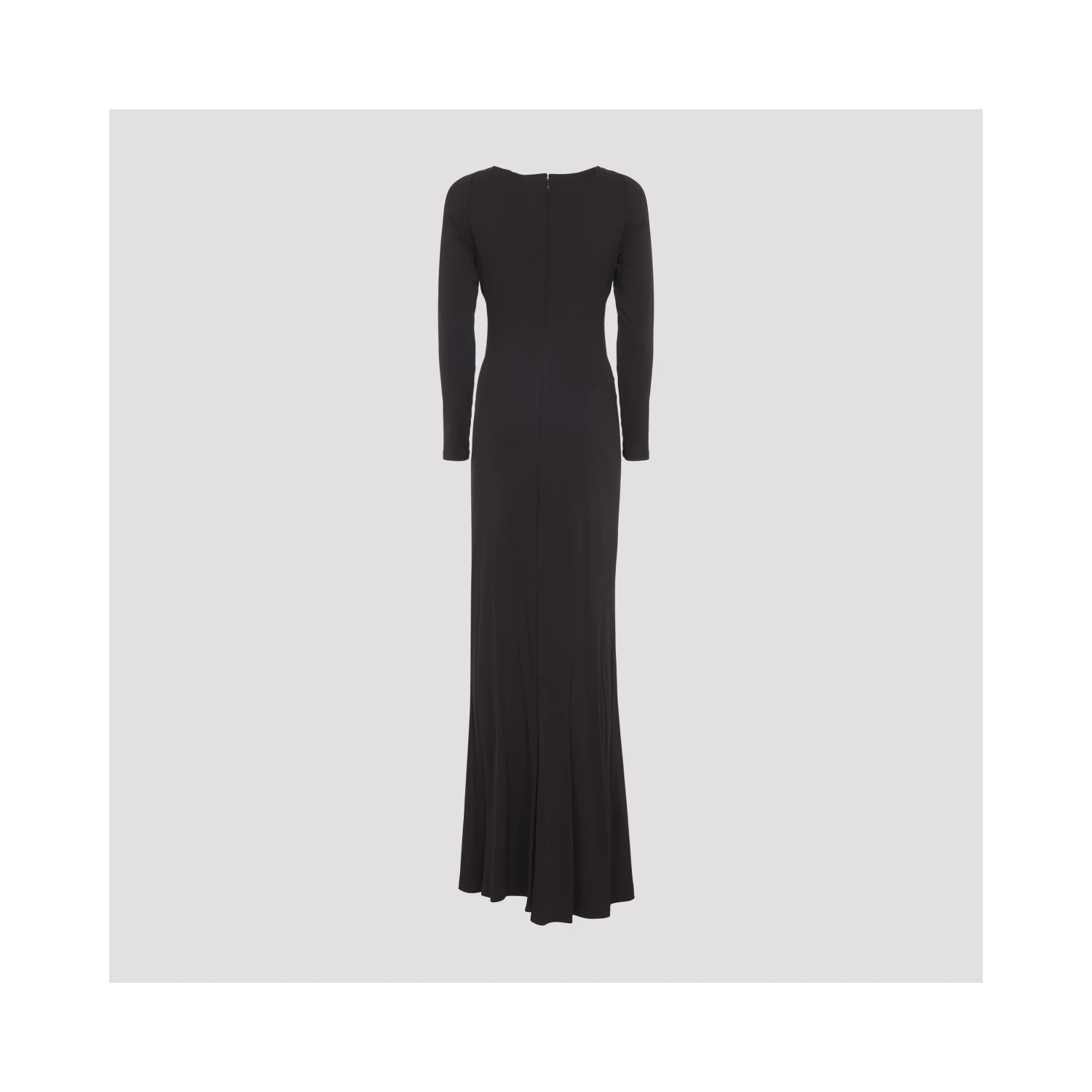 Elisabetta Franchi Jersey Brown Gown