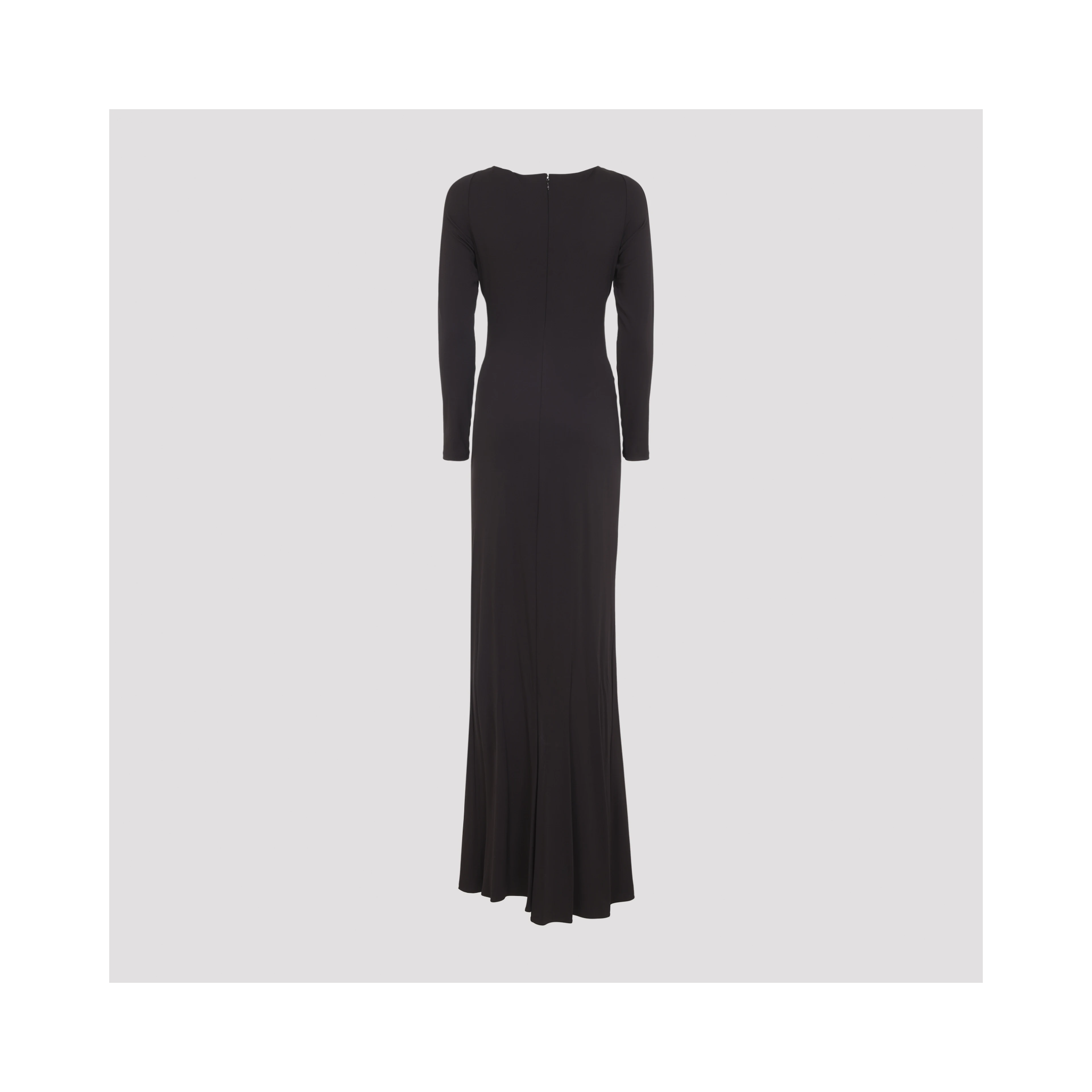 Elisabetta Franchi Jersey Brown Gown