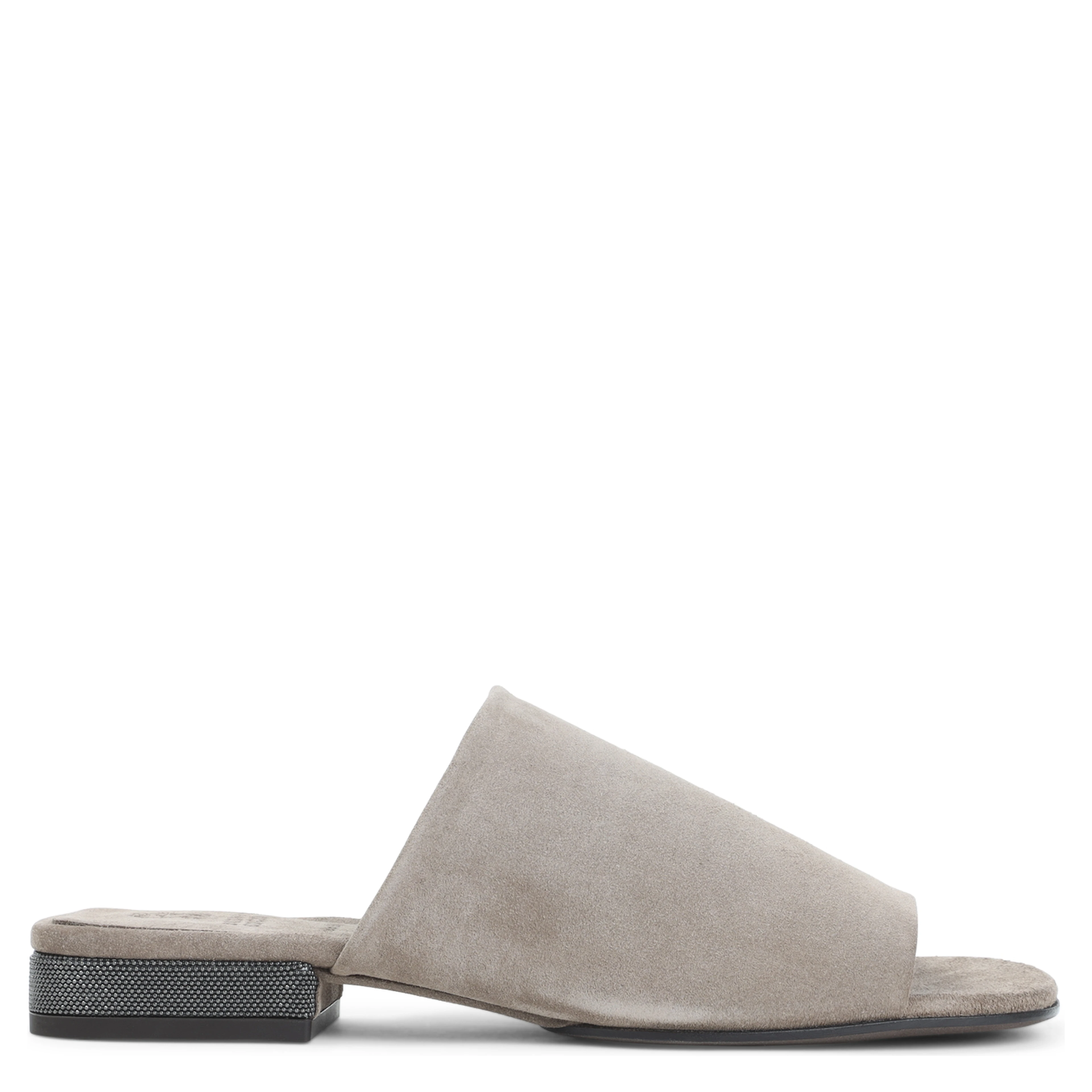 Brunello Cucinelli Suede Flat Sandals